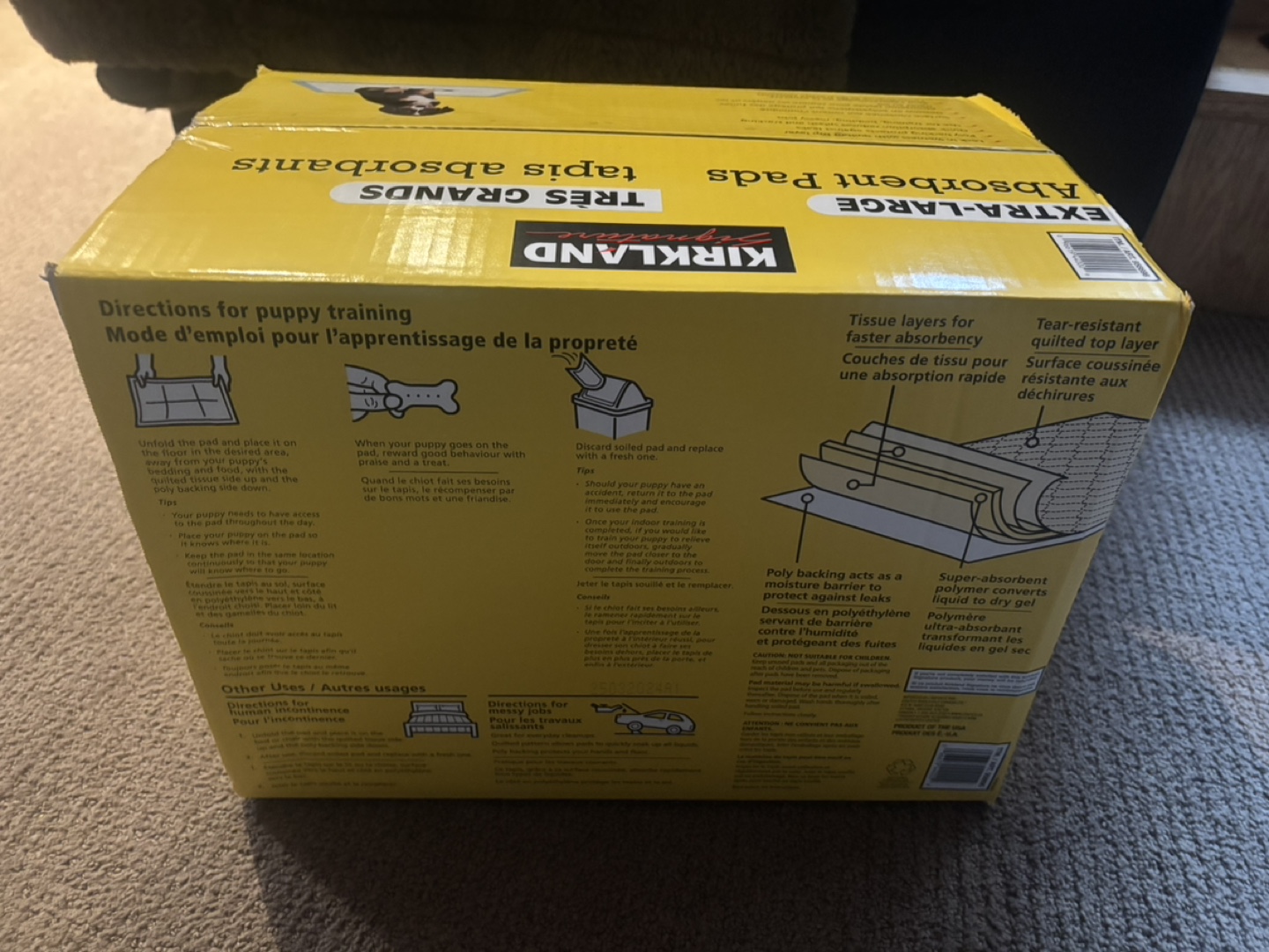 Pet Absorbent XL Pads Case of 100 Brand New - photo 2