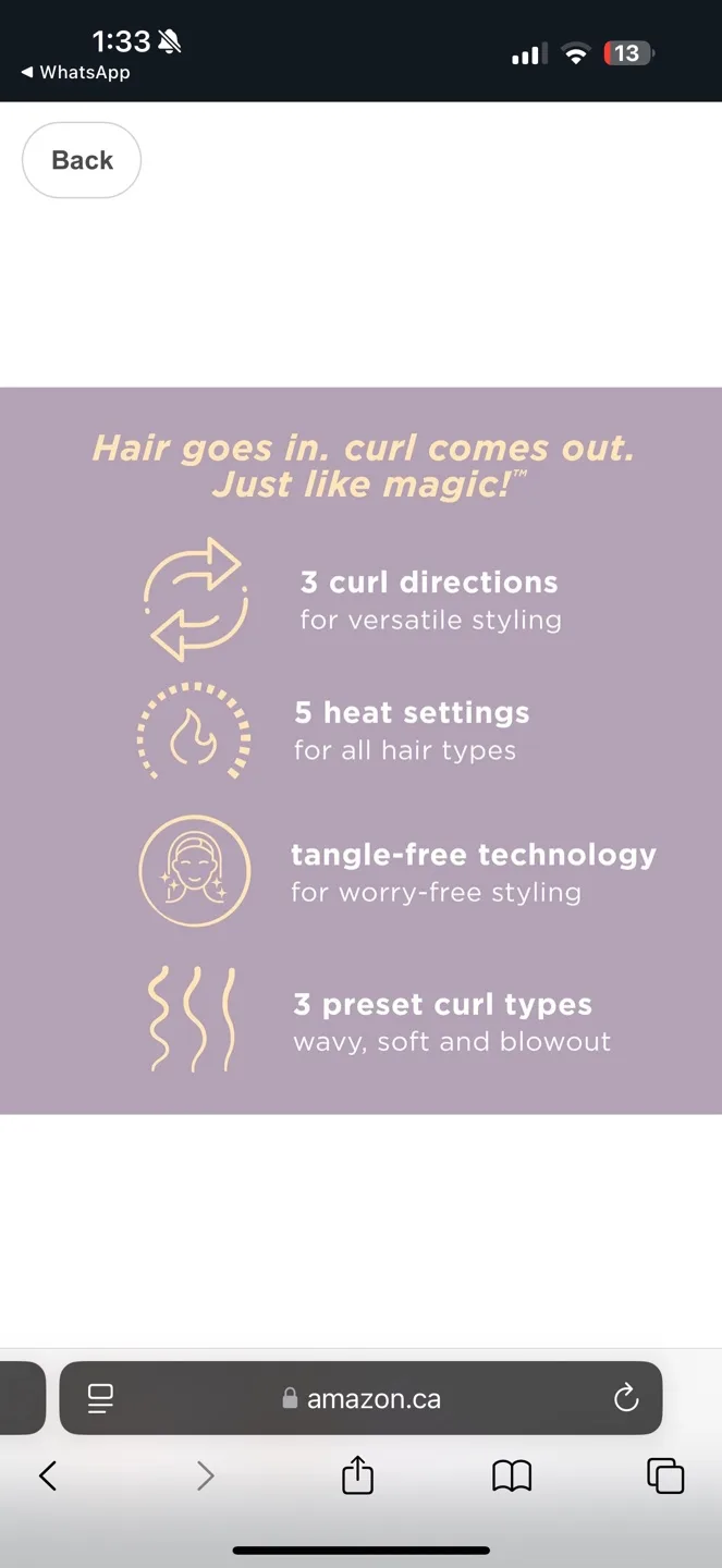 Automatic Hair Curler image indicator(3)