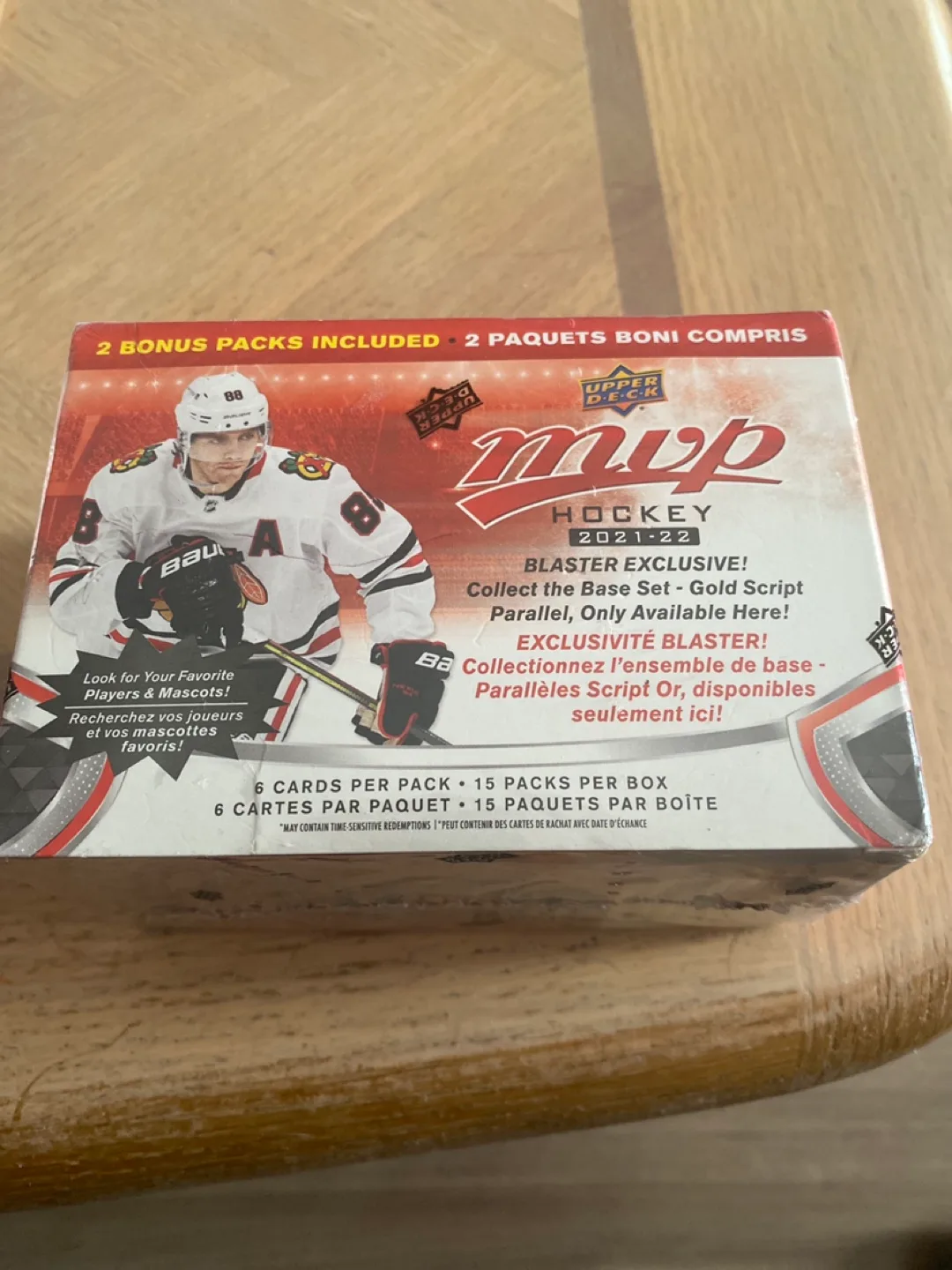 2021-22 Upper Deck MVP Hockey Blaster Box image indicator(2)