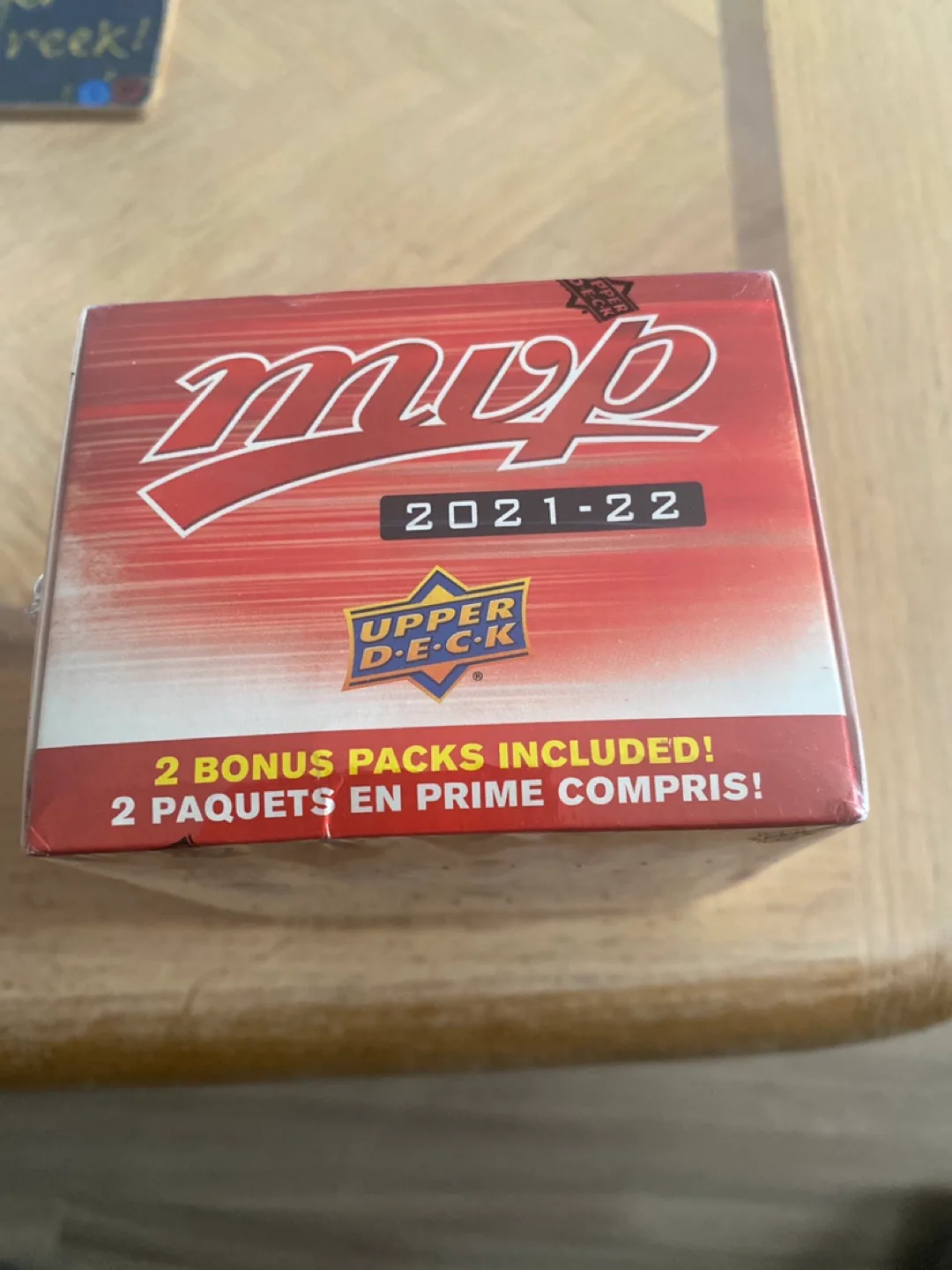 2021-22 Upper Deck MVP Hockey Blaster Box image indicator(3)