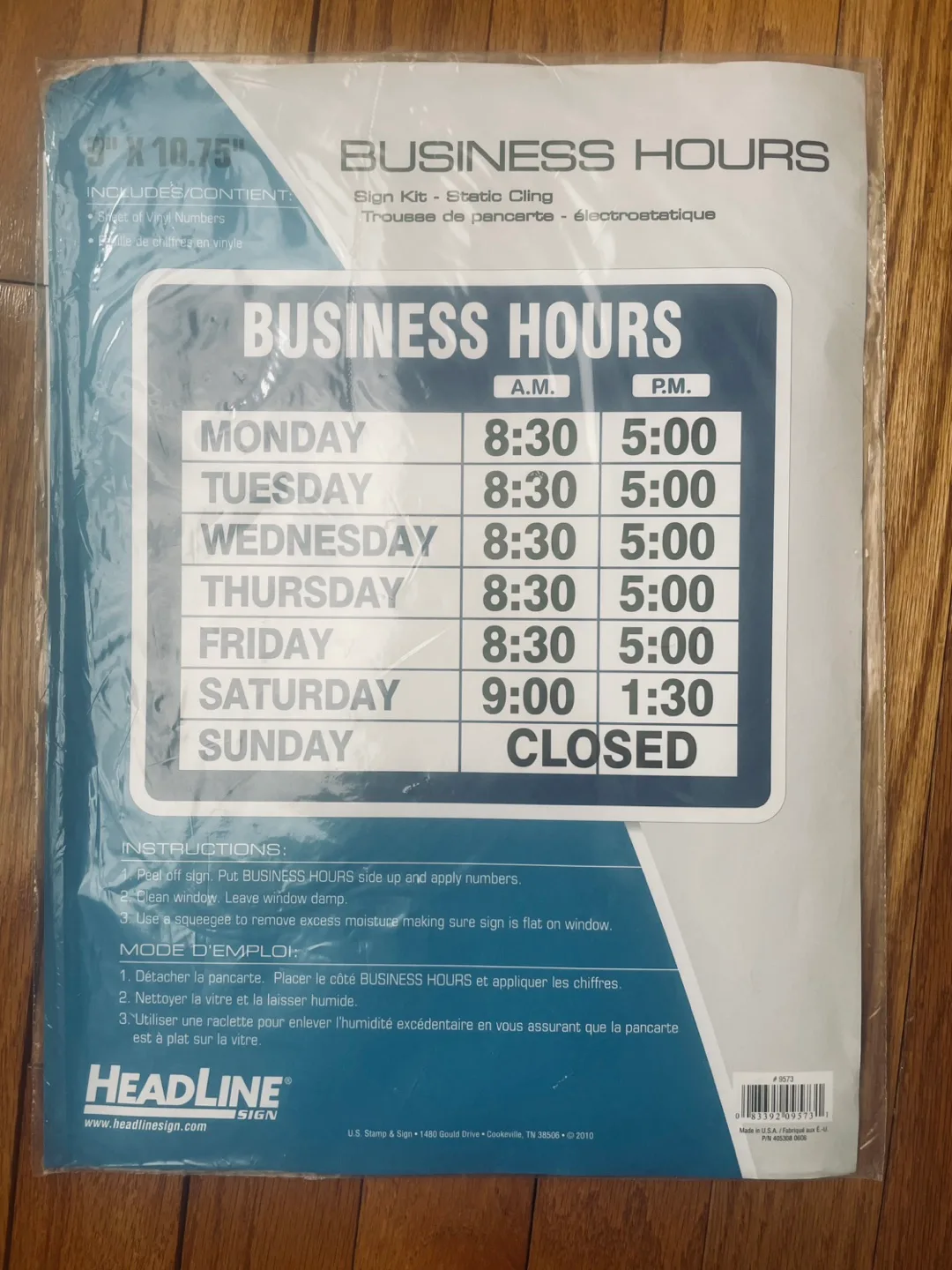 New in package-Business Hours Sign Kit image indicator(2)