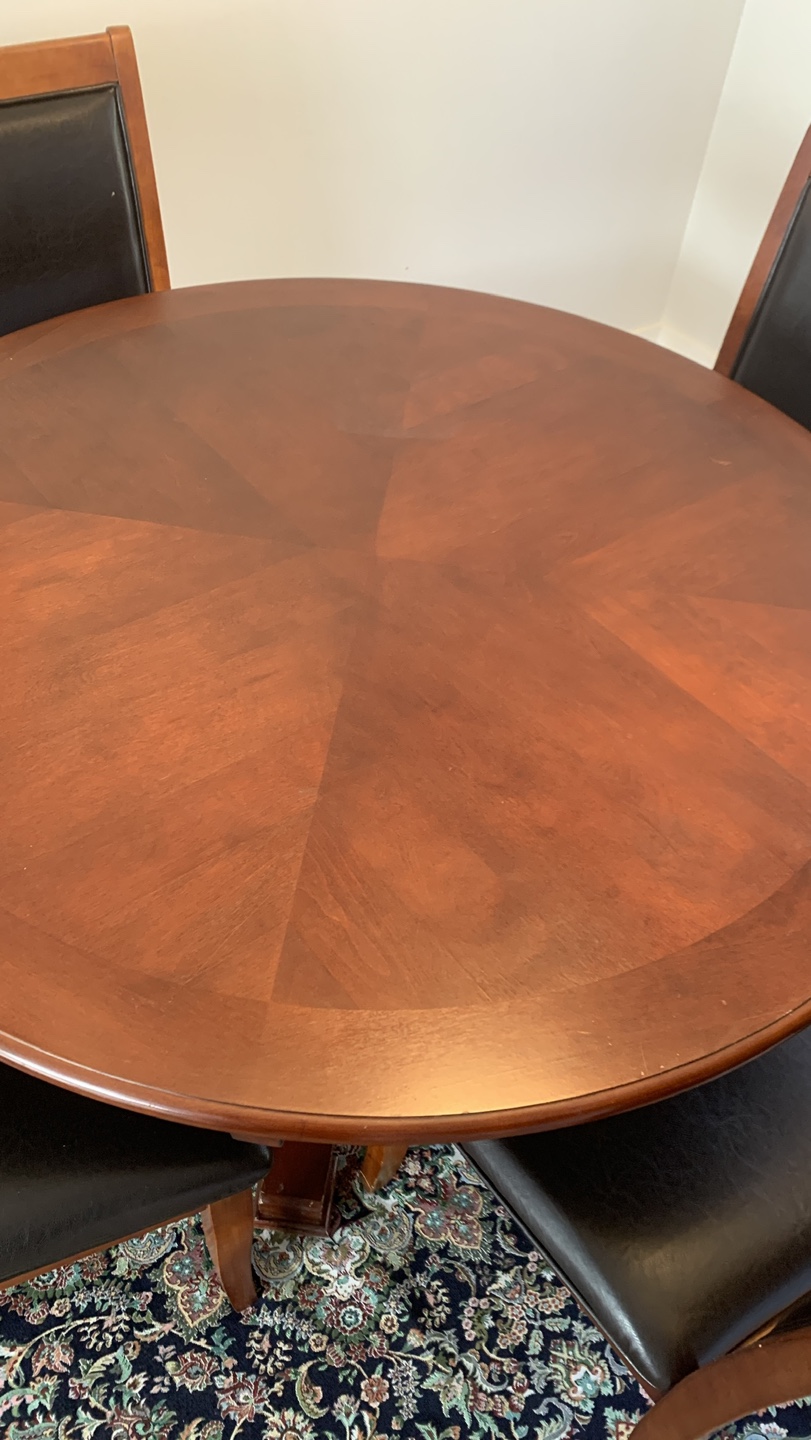 Round Dining Table Set with 4 Chairs - photo 3