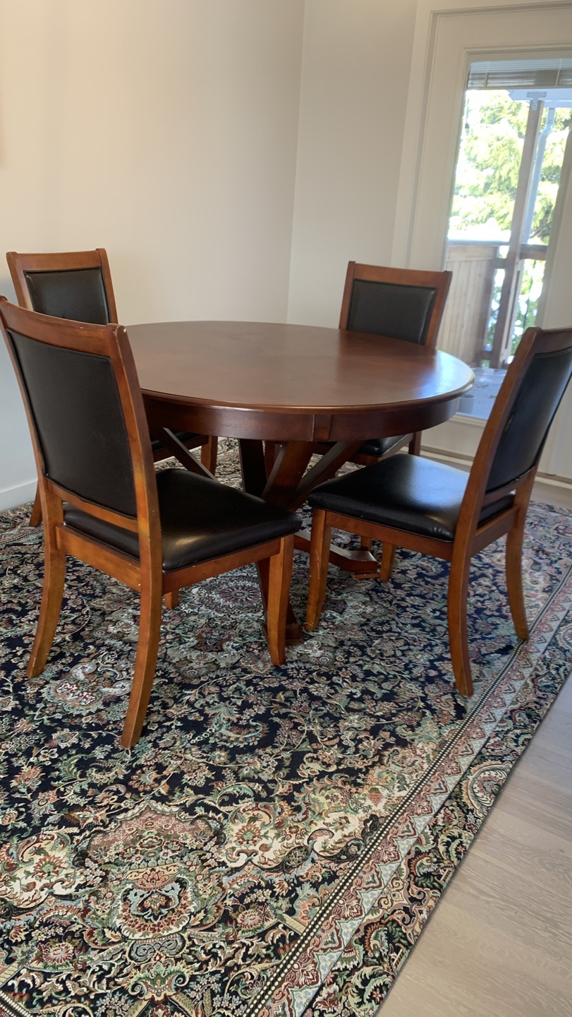 Round Dining Table Set with 4 Chairs - photo 4