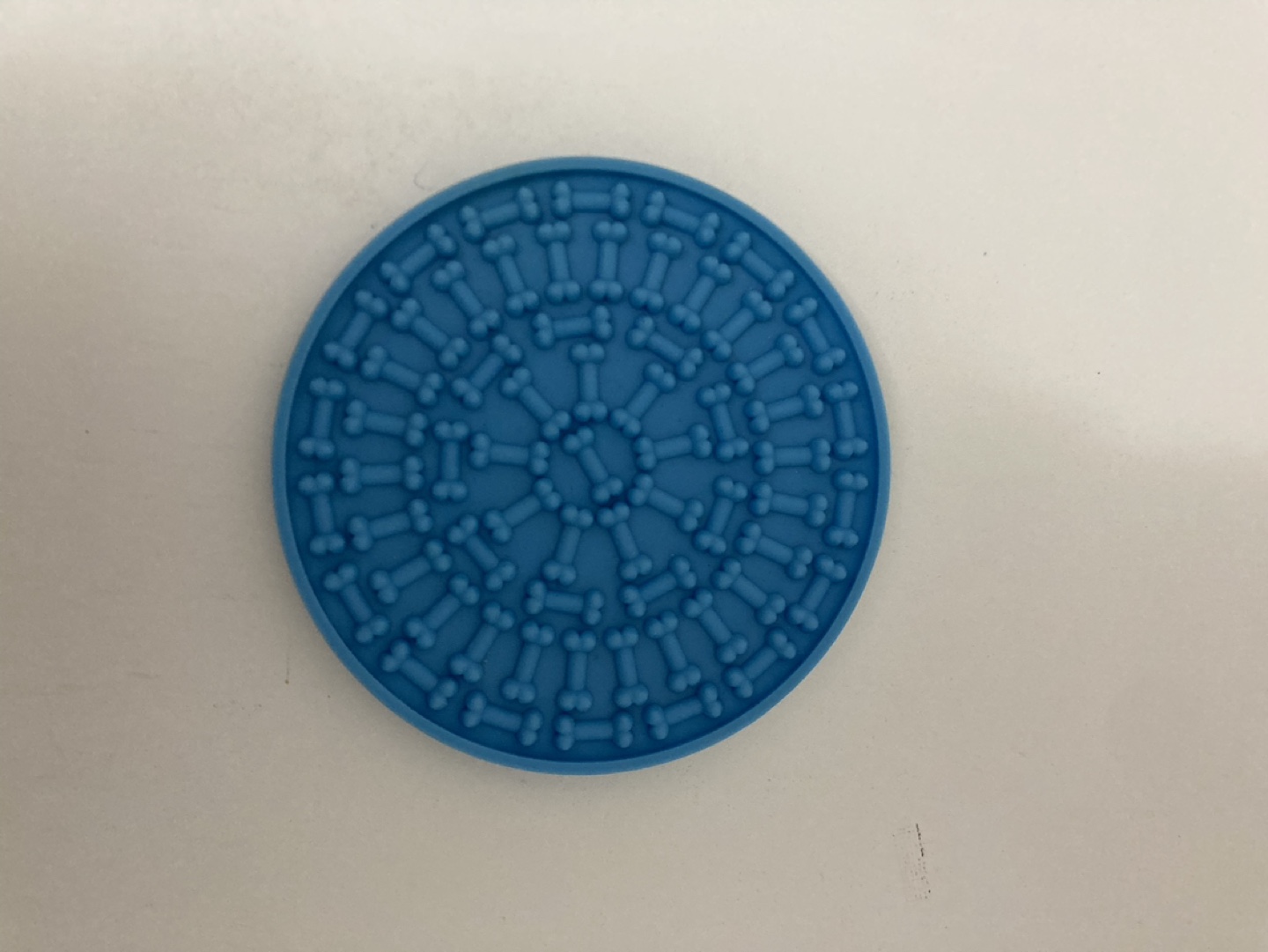 #freecycle unused Blue Silicone Dog Lick Mat