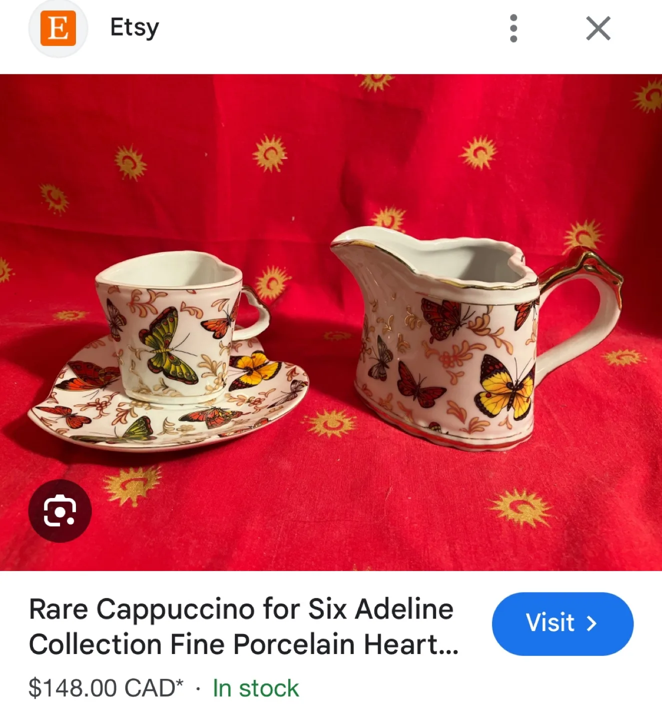 Adeline Butterfly Plate Succulent Planter image indicator(6)