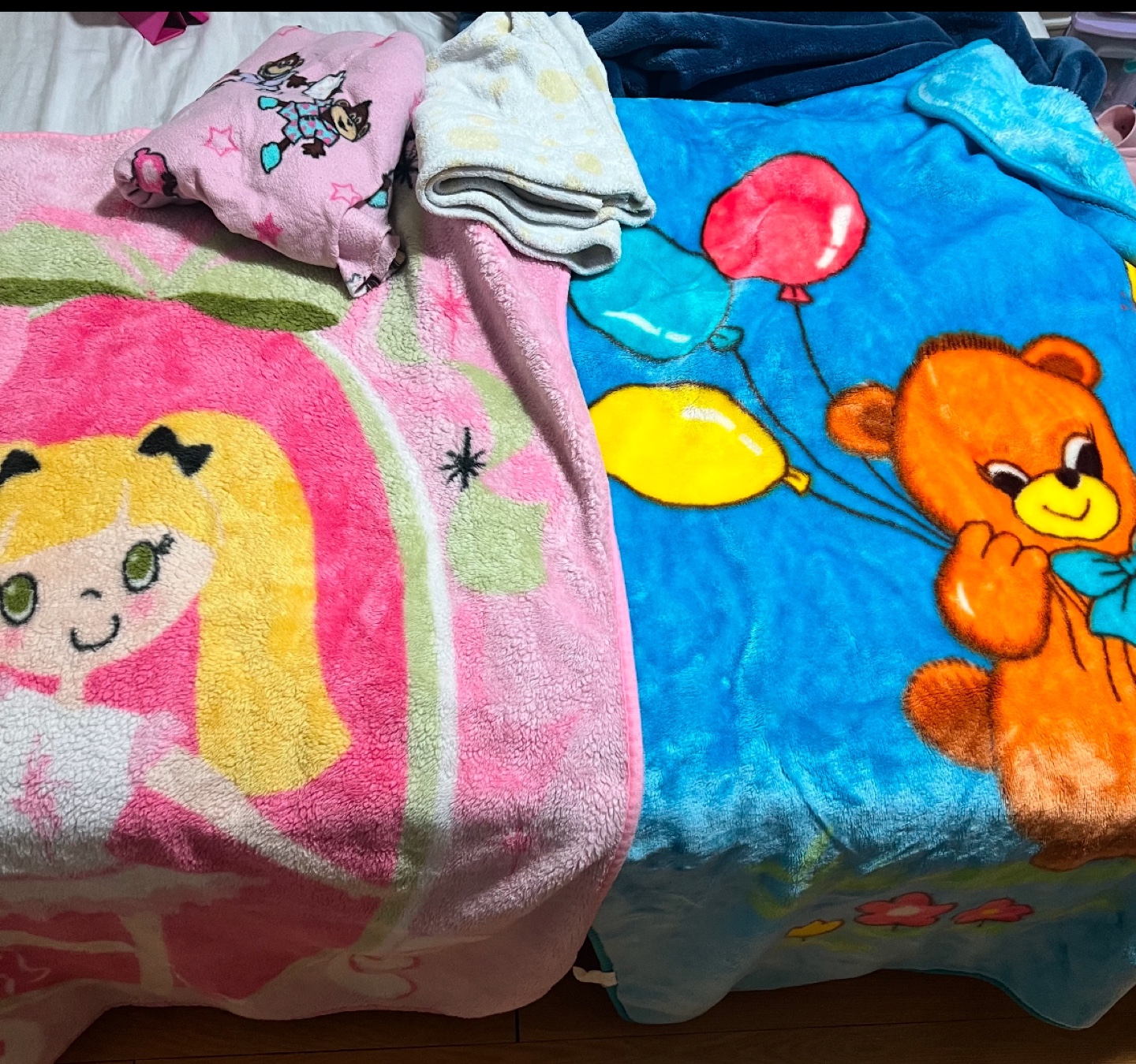 Two Fleece Blankets for Kids