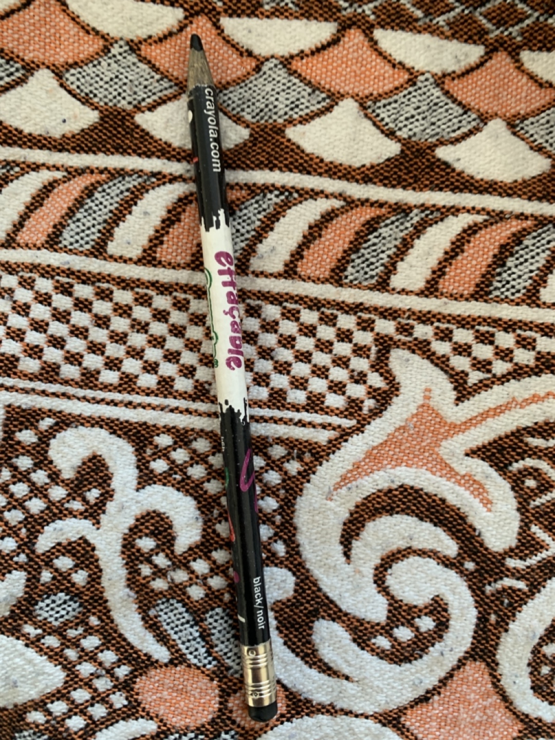 Crayola Erasable Coloured Pencil - Black #freecycle