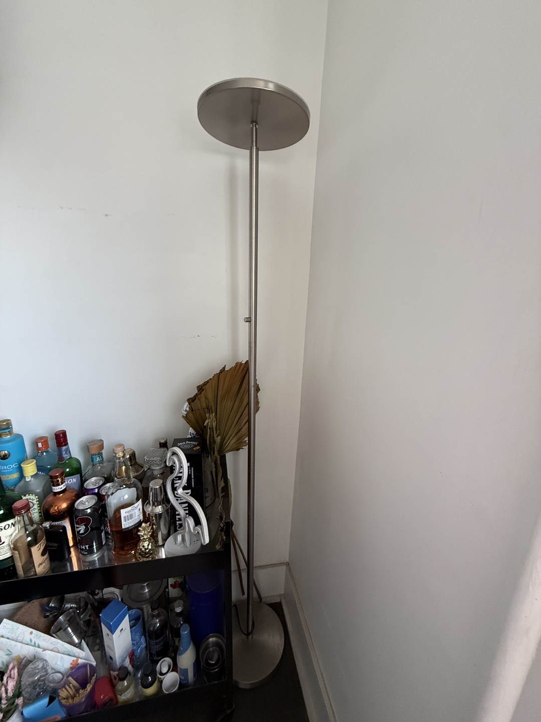 Modern Brushed Nickel Floor Lamp - photo 3