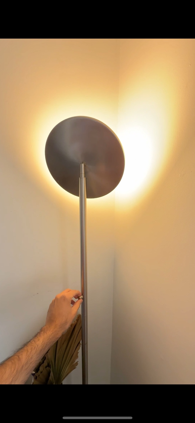 Modern Brushed Nickel Floor Lamp
