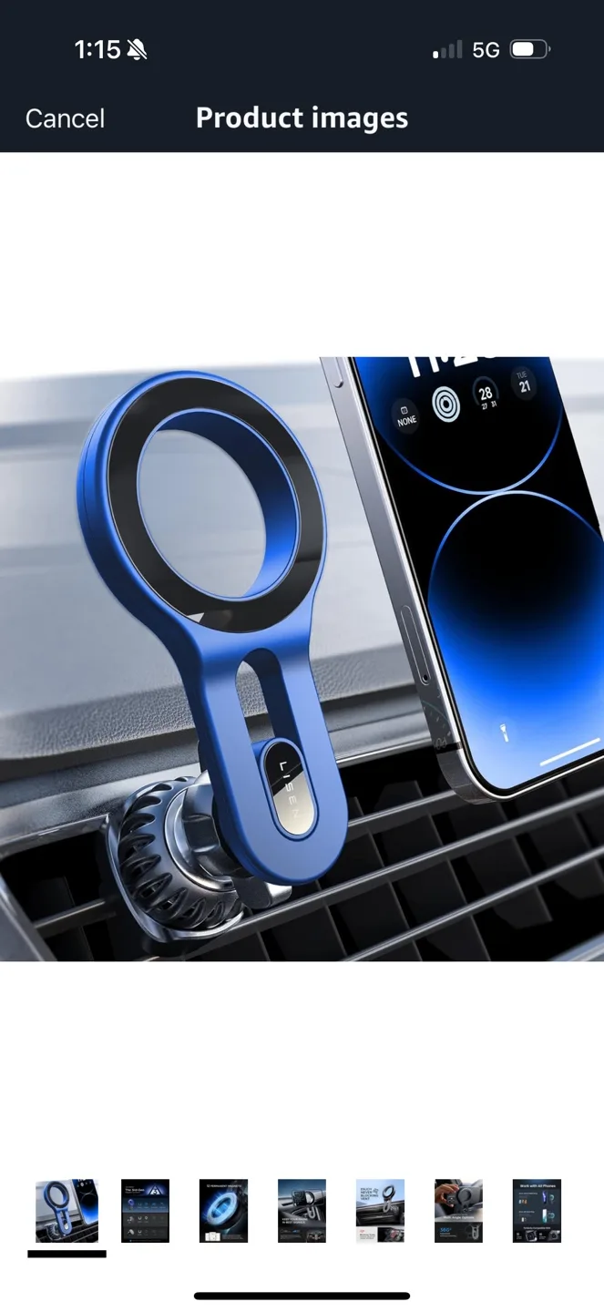 360° Adjustable Car Phone Mount thumbnail