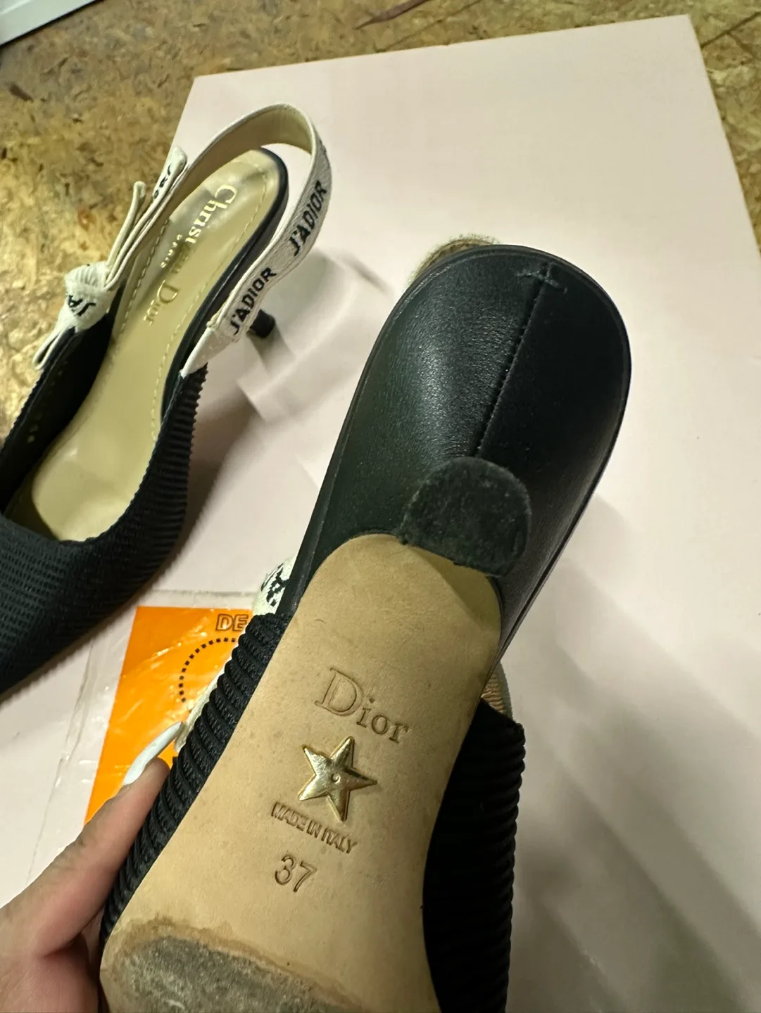 Christian Dior J'Adior Slingback Heels - Size 37 image indicator(3)