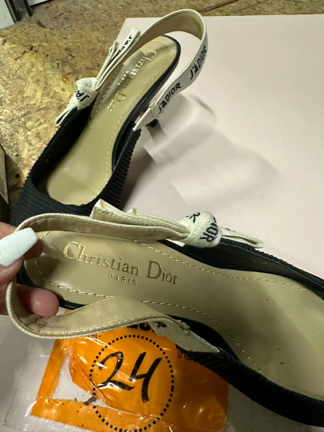 Christian Dior J'Adior Slingback Heels - Size 37 image indicator(6)