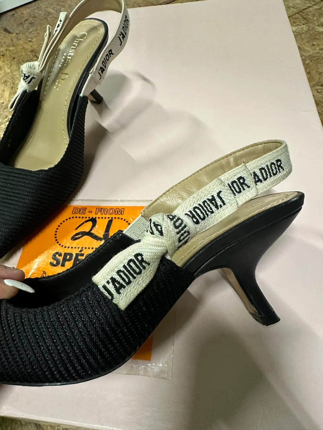 Christian Dior J'Adior Slingback Heels - Size 37 image indicator(2)