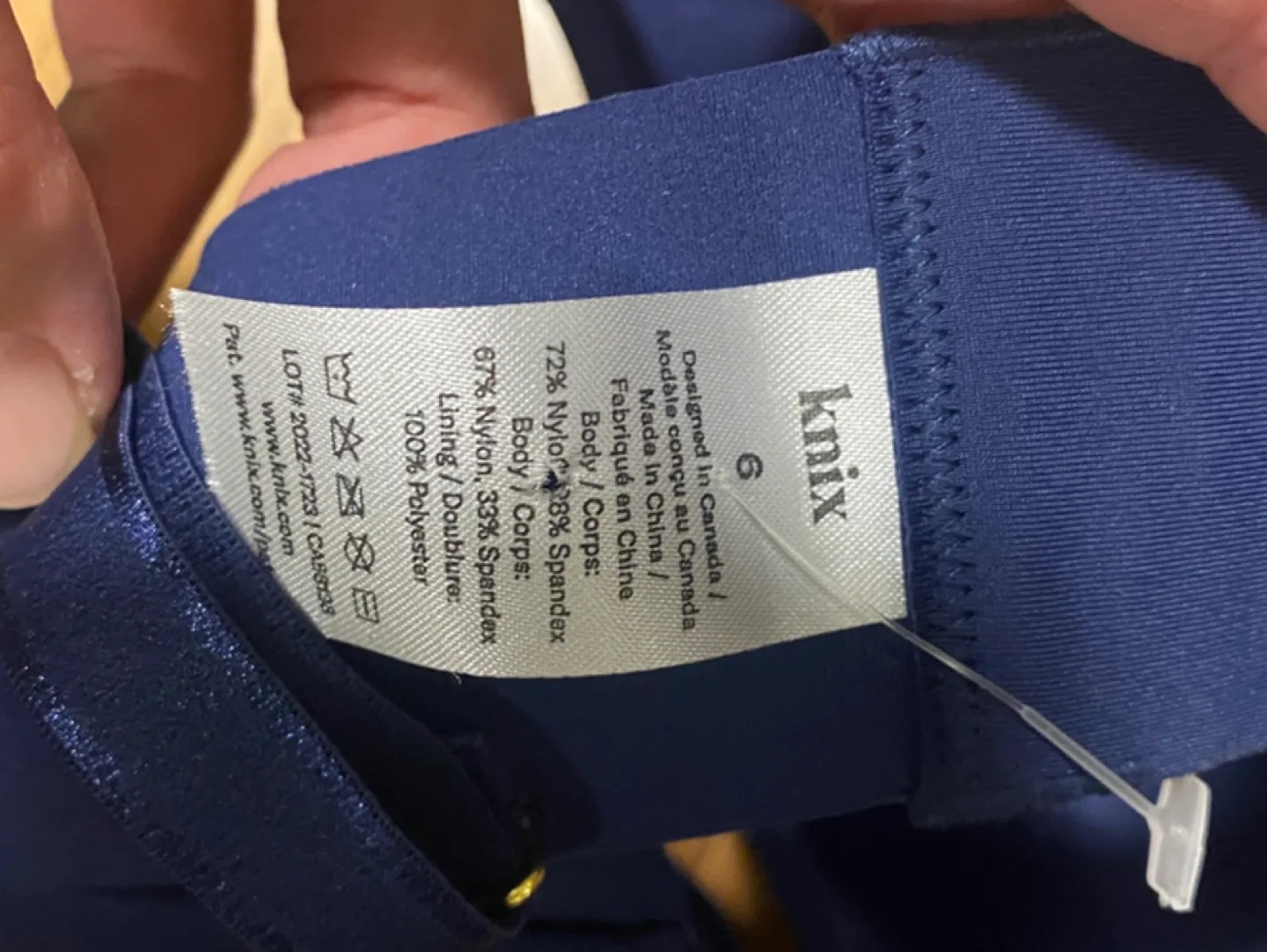 Knix WingWoman Contour Bra - Midnight - Size 6 image indicator(5)