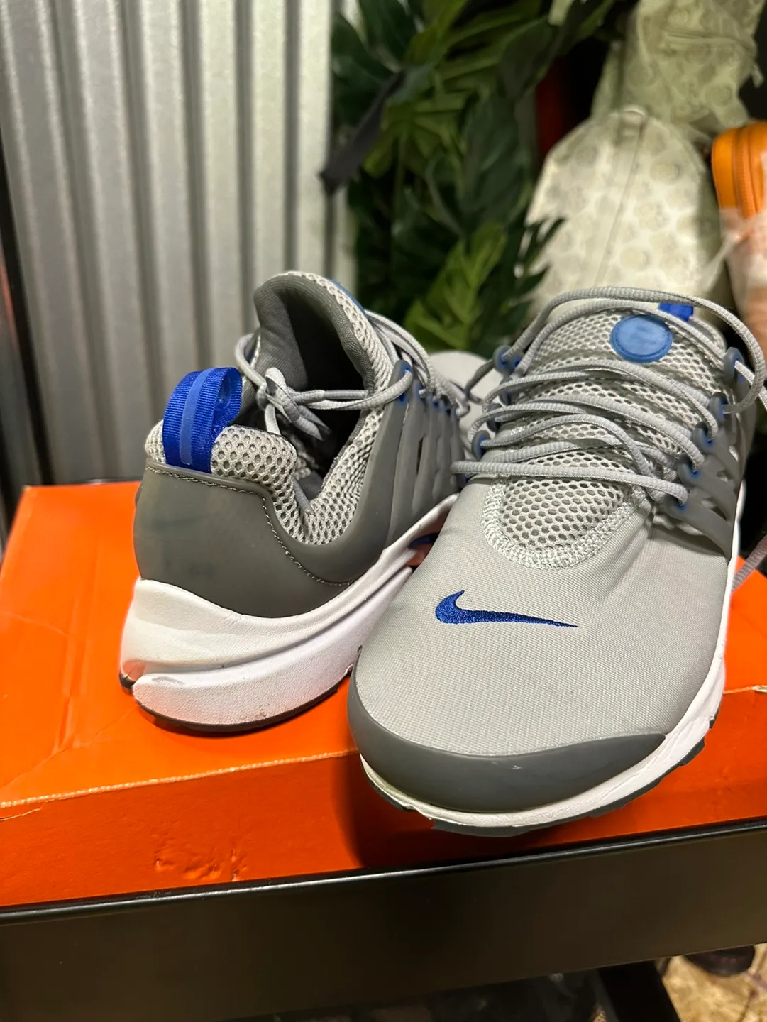 Nike Air Presto Grey Blue Sneakers Size 9 image indicator(4)