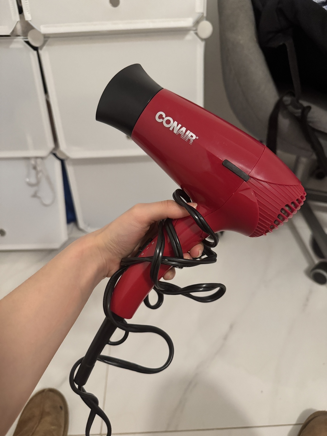 Conair Compact Travel Hair Dryer - Red