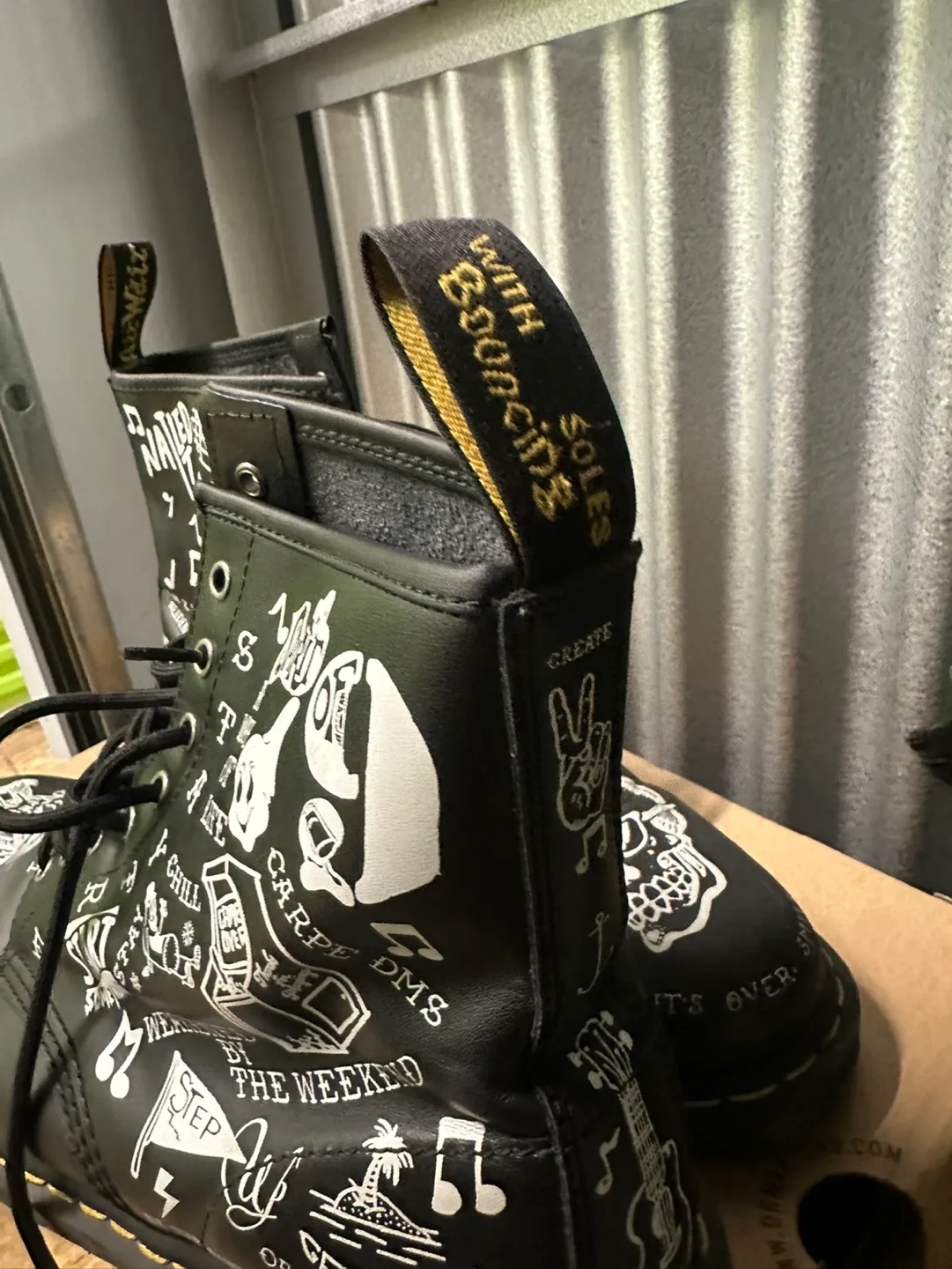 Dr. Martens 1460 Graffiti Print Boots image indicator(3)