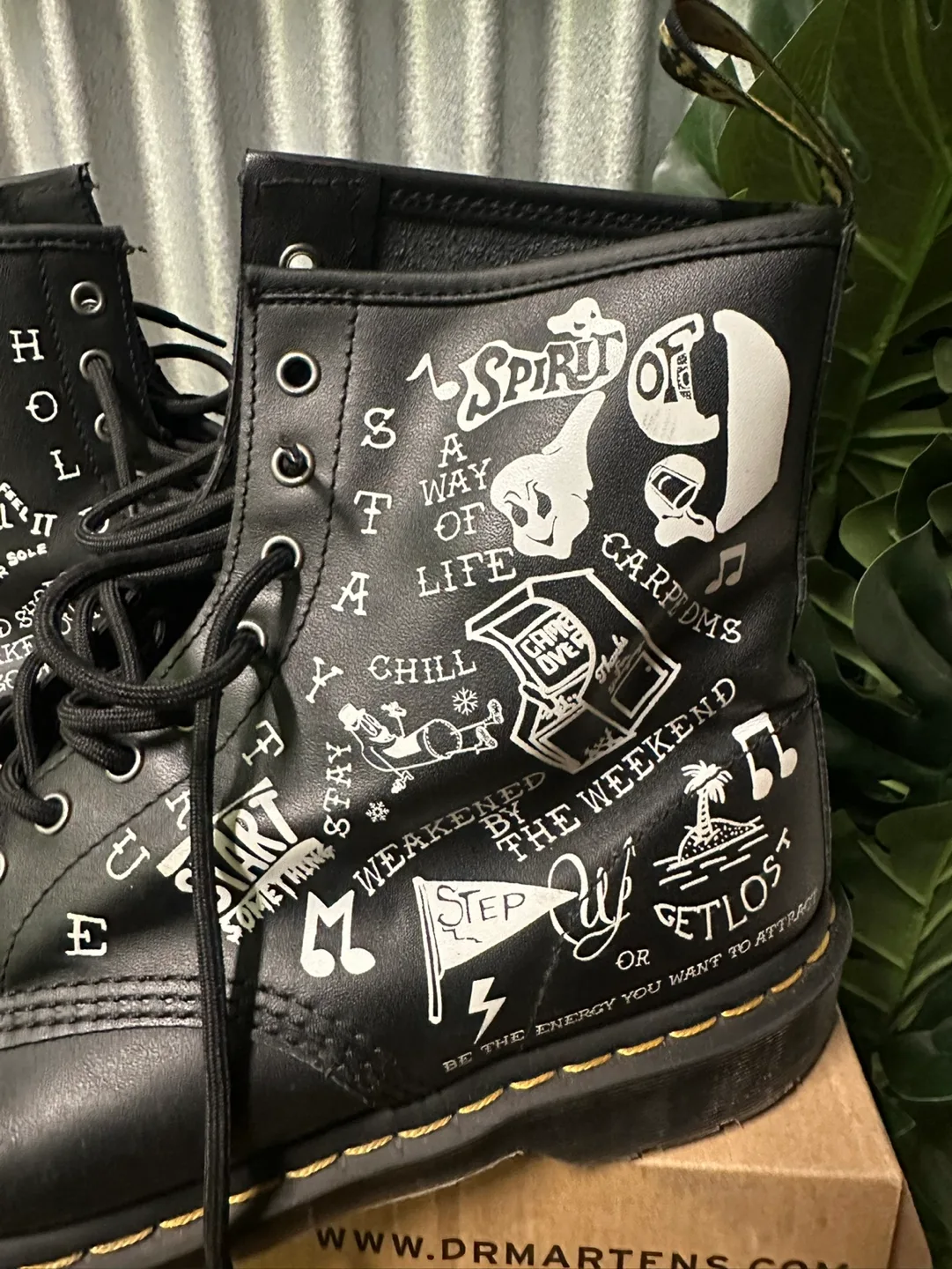 Dr. Martens 1460 Graffiti Print Boots image indicator(2)