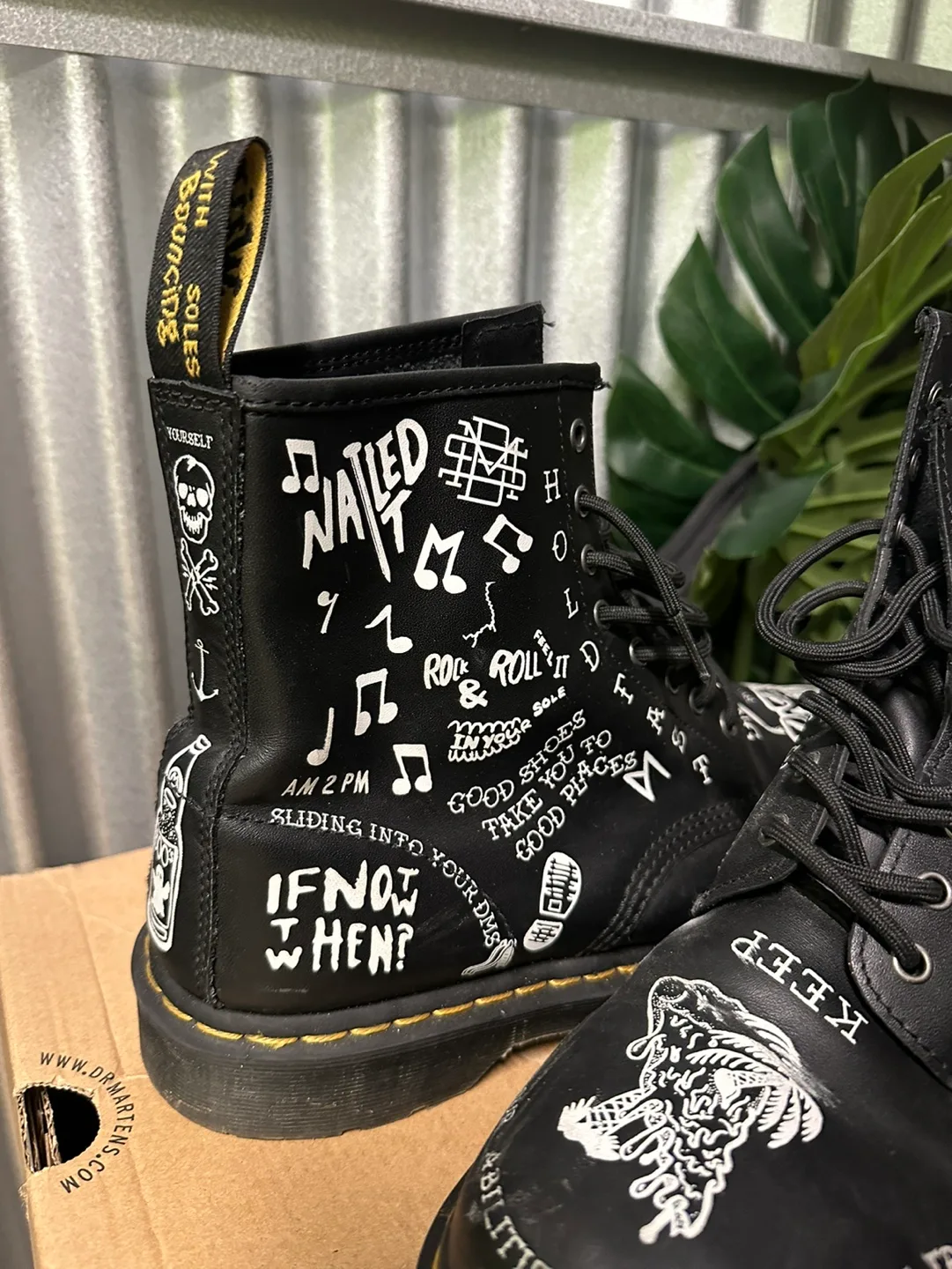 Dr. Martens 1460 Graffiti Print Boots image indicator(4)