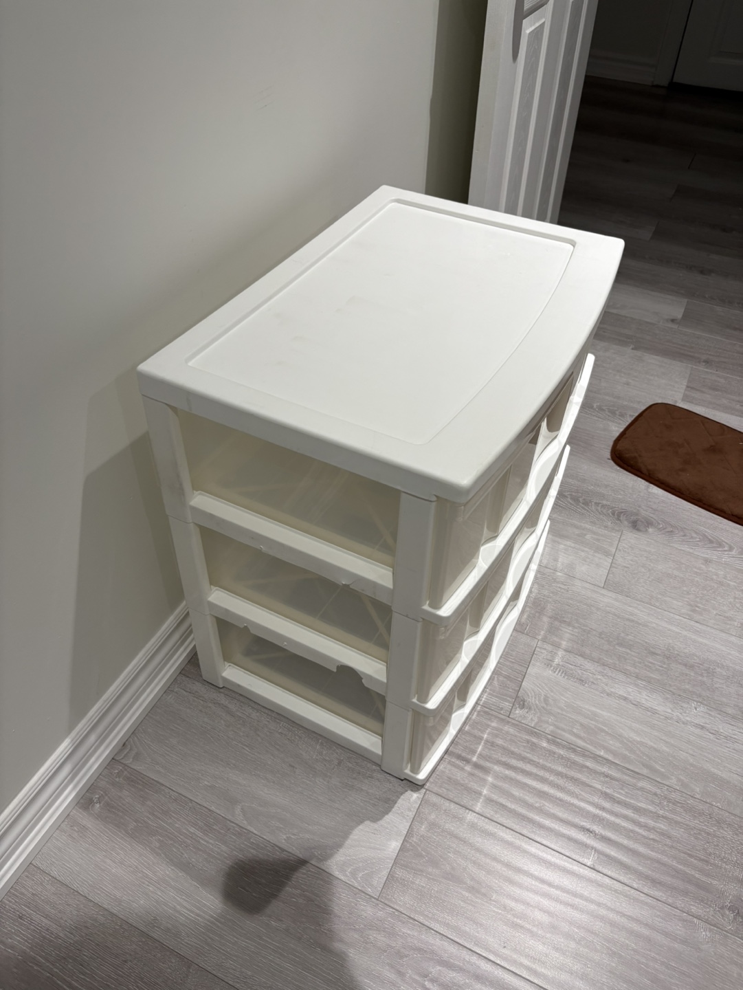 3-Drawer Plastic Storage Organizer - photo 2