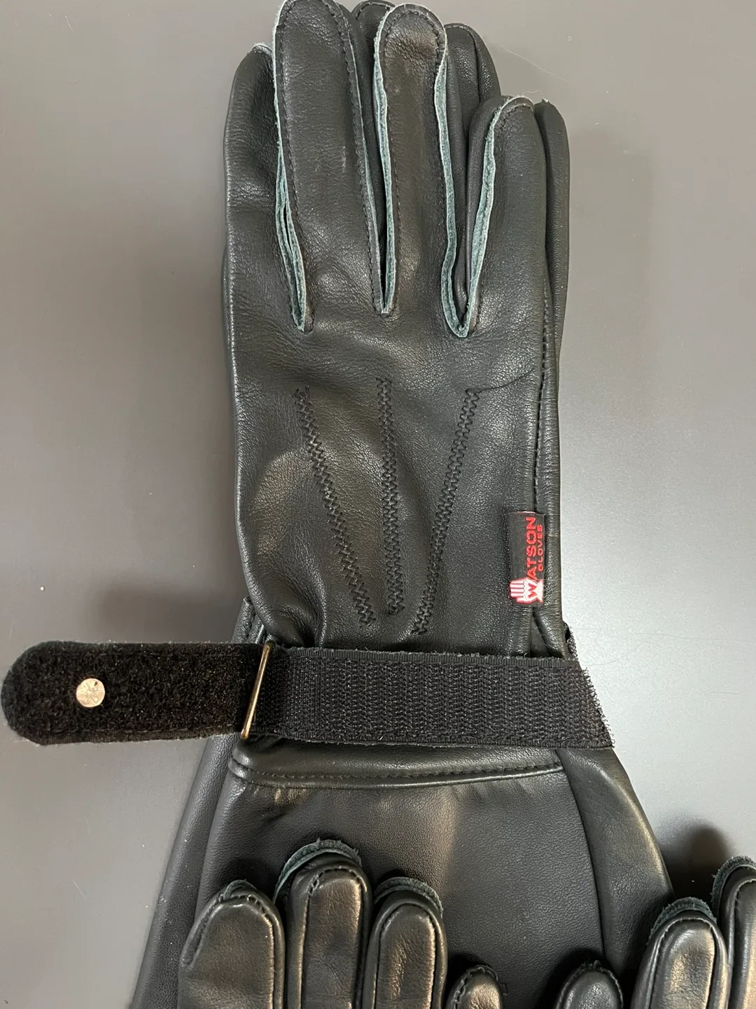 🇨🇦 Watsons Vancouver Black Leather Biker Gloves 🍁 image indicator(6)