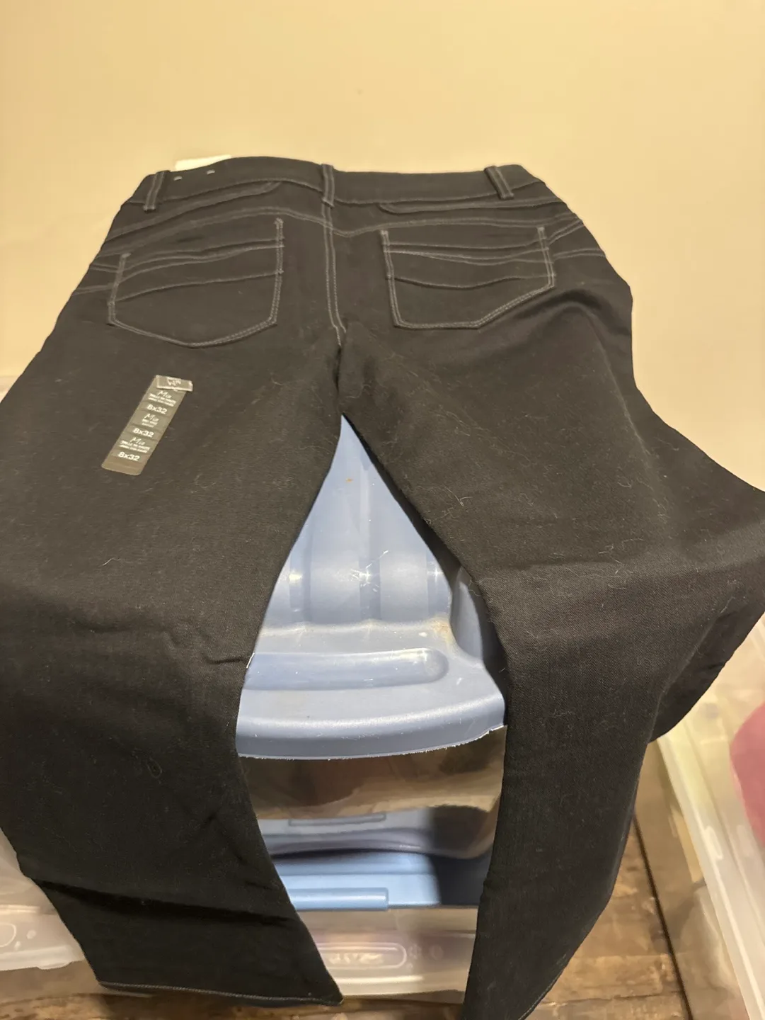 Denver Hayes Mia Curve-Tech Black Jeans - Size 8x32 image indicator(5)