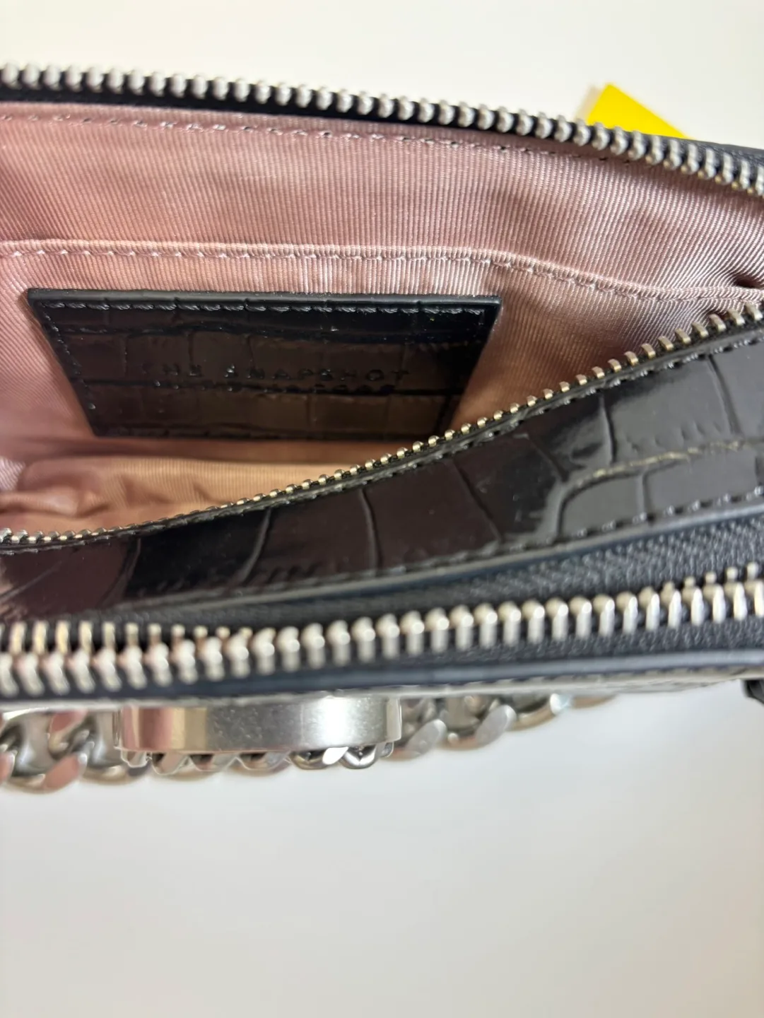 New! Marc Jacobs Snapshot leather crossbody black image indicator(5)