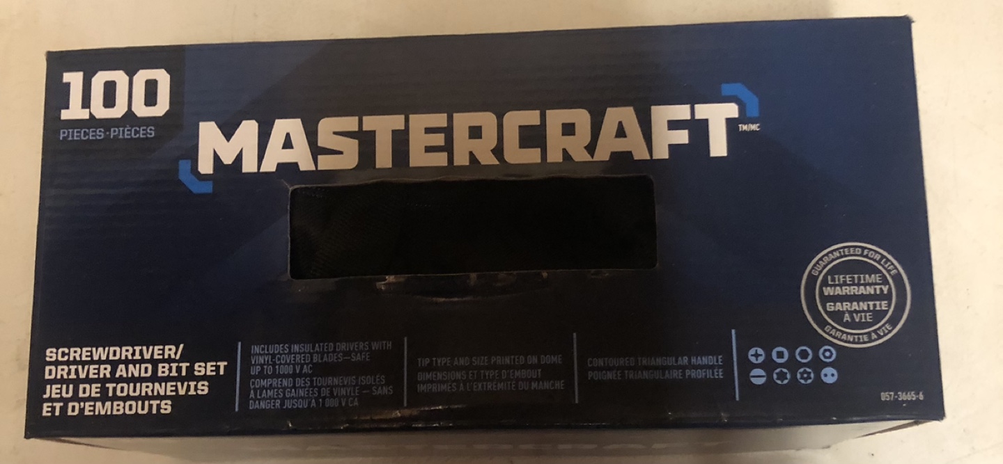 Mastercraft 100-Piece Screwdriver and Bit Set - photo 2