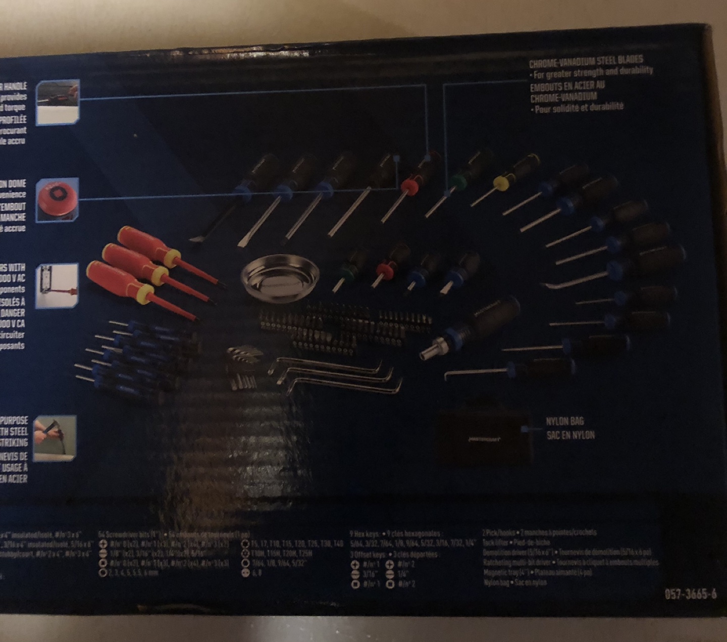 Mastercraft 100-Piece Screwdriver and Bit Set