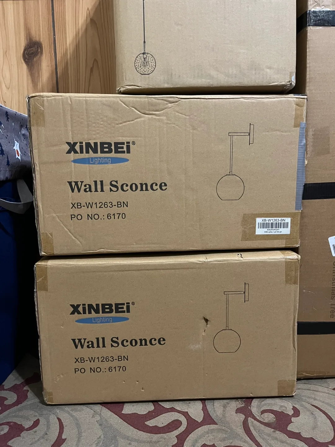 Xinbei Brushed Nickel Wall Sconce - Modern Globe Light Fixture image indicator(3)