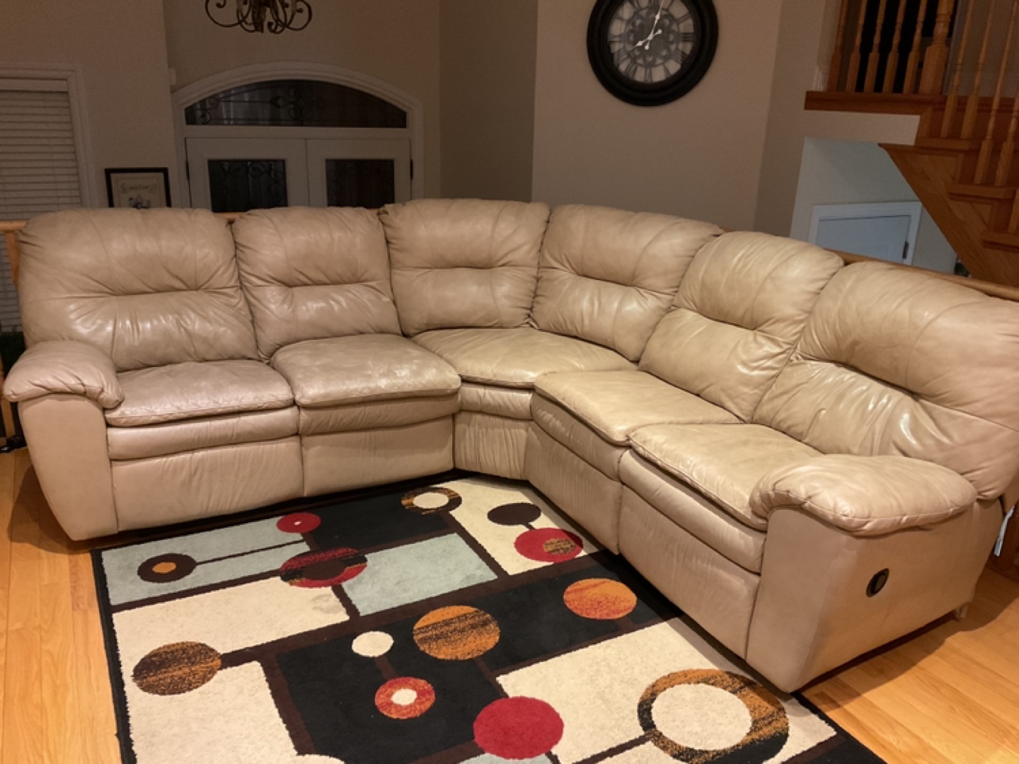 Leather couch