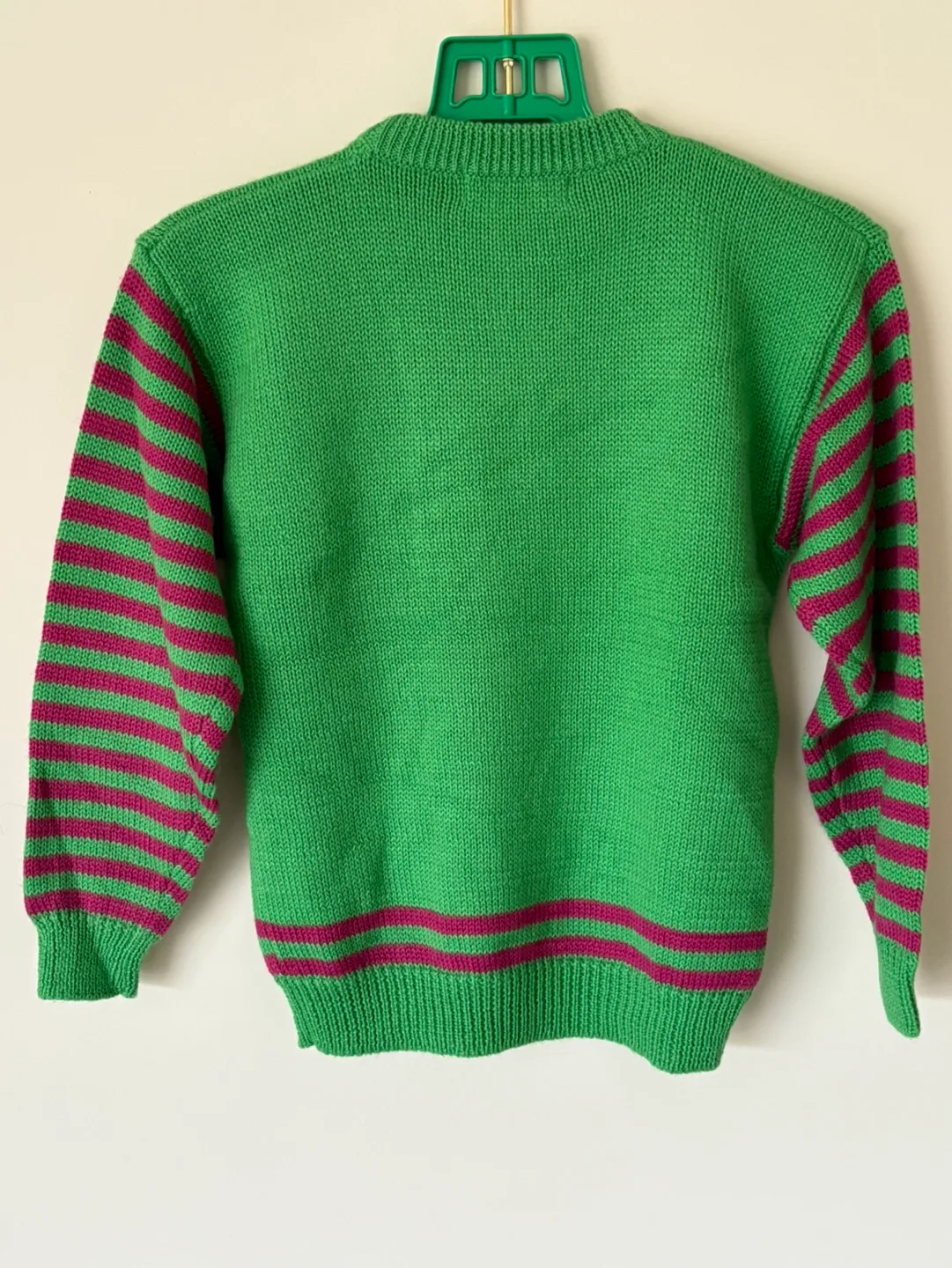 Dolphin Kids' Green Knit Sweater Size 12 image indicator(2)