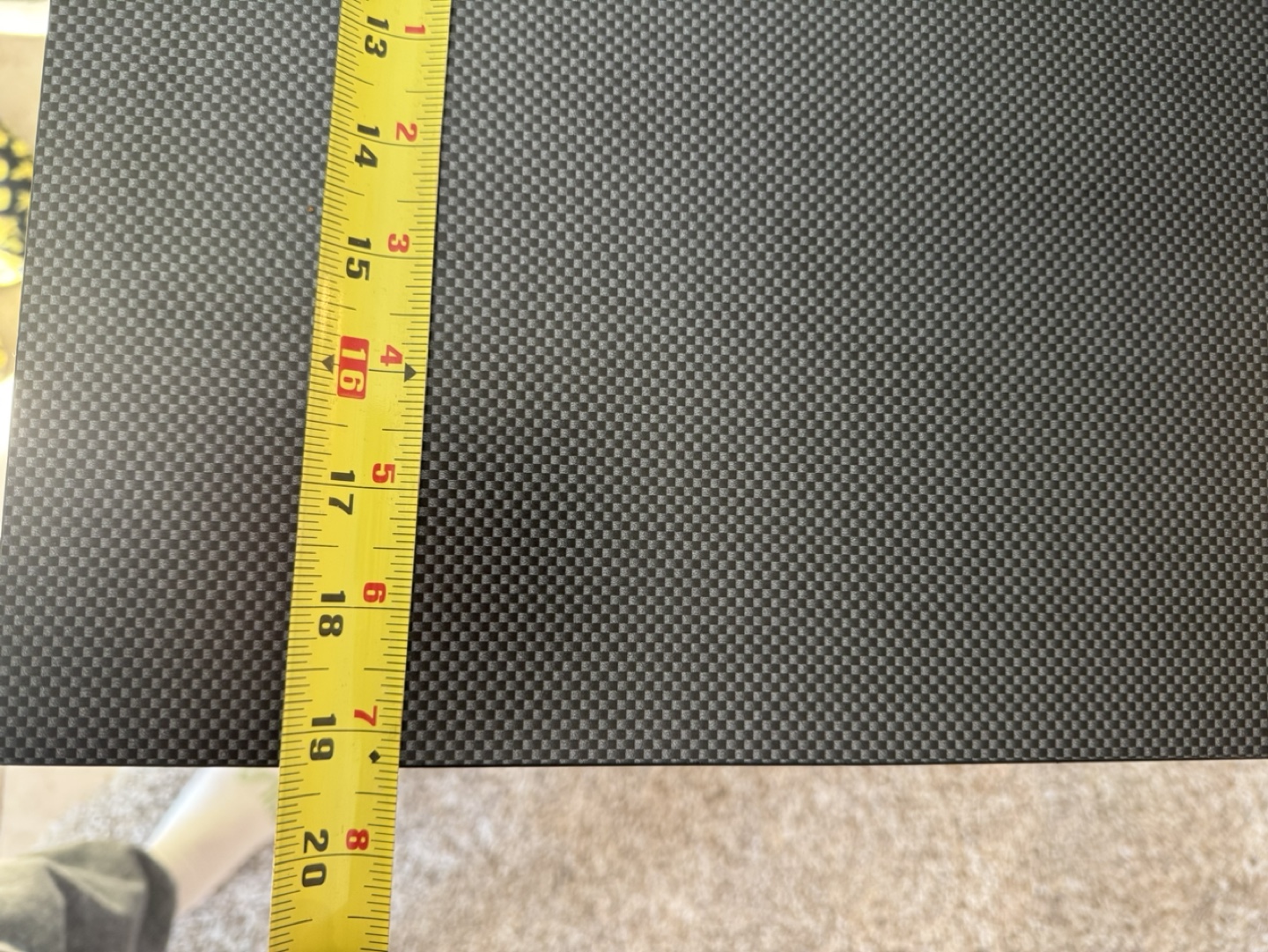 Black Computer Desk with Carbon Fiber Texture Top - photo 5