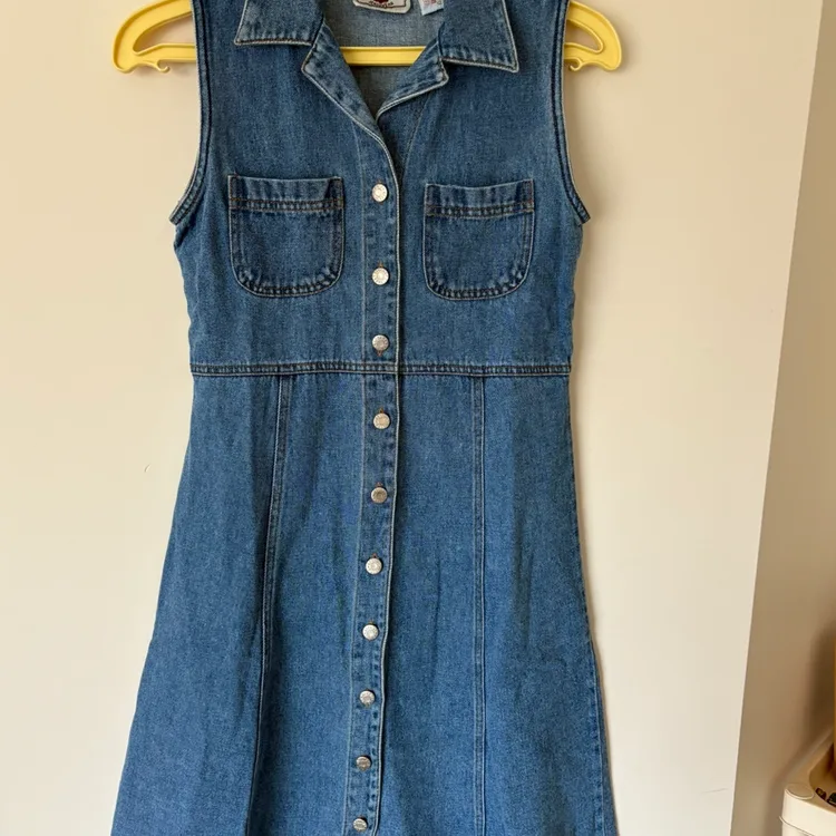 denim dress size 12 Denim Square Neck, Maisie Mini Dress in Denim, Size XS,