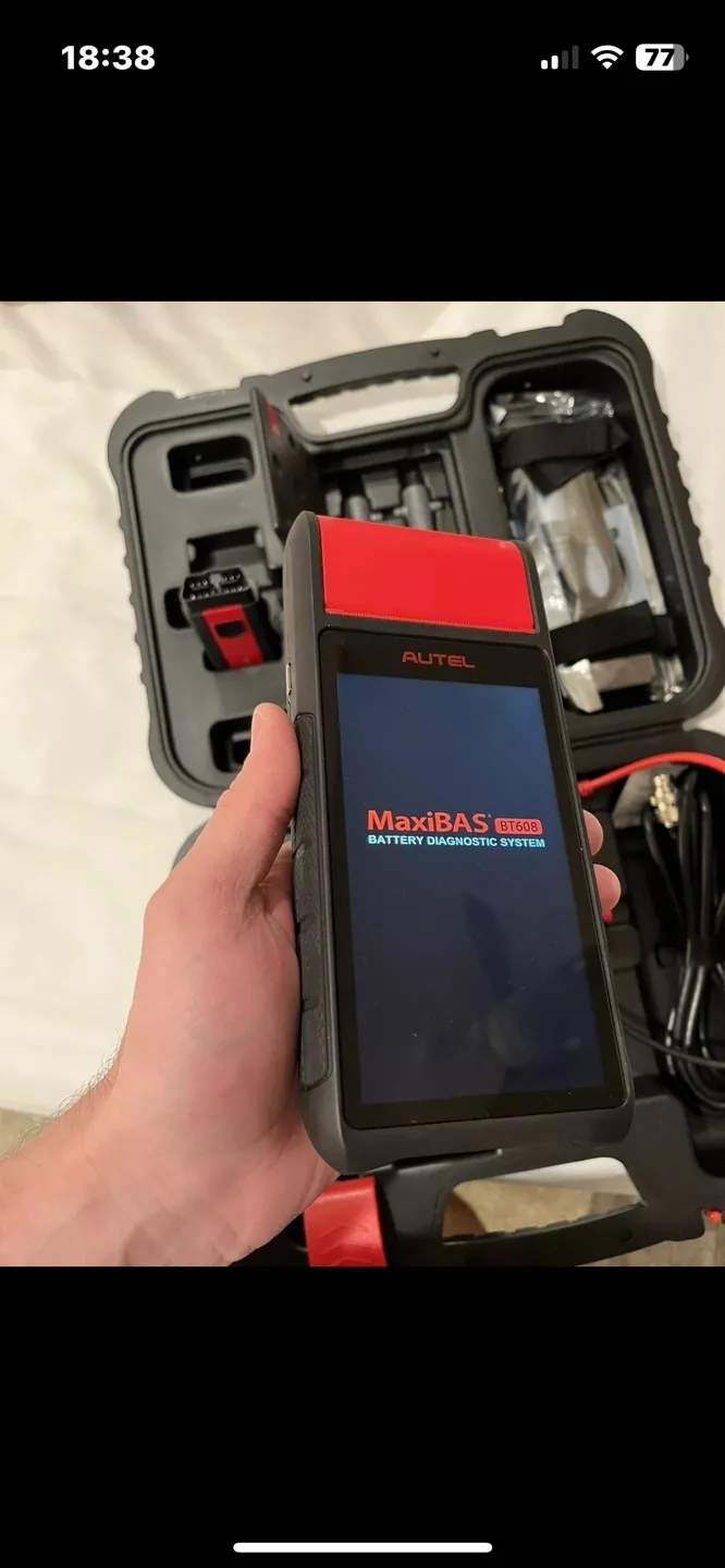 Autel MaxiBAS BT608 Battery Tester Systems Scanner, Touch Screen image indicator(5)