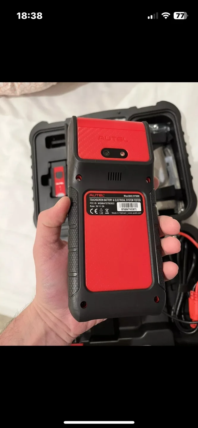 Autel MaxiBAS BT608 Battery Tester Systems Scanner, Touch Screen image indicator(4)