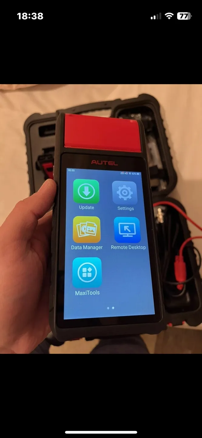 Autel MaxiBAS BT608 Battery Tester Systems Scanner, Touch Screen image indicator(7)