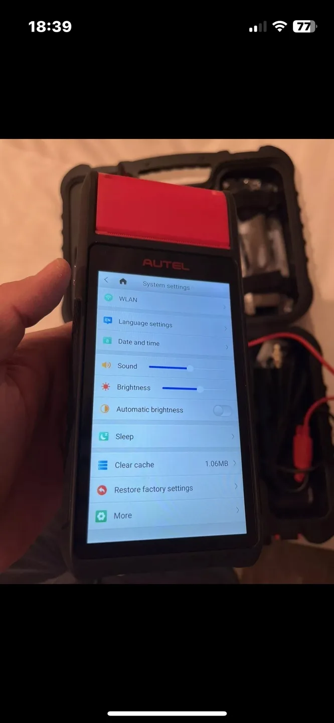 Autel MaxiBAS BT608 Battery Tester Systems Scanner, Touch Screen image indicator(9)