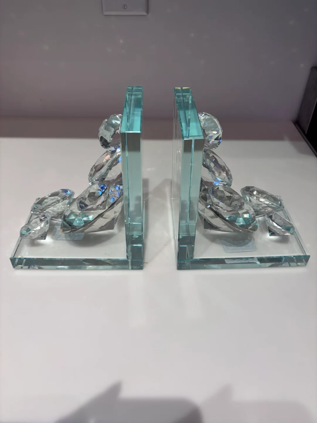Crystal Bookends - Diamond Design image indicator(2)