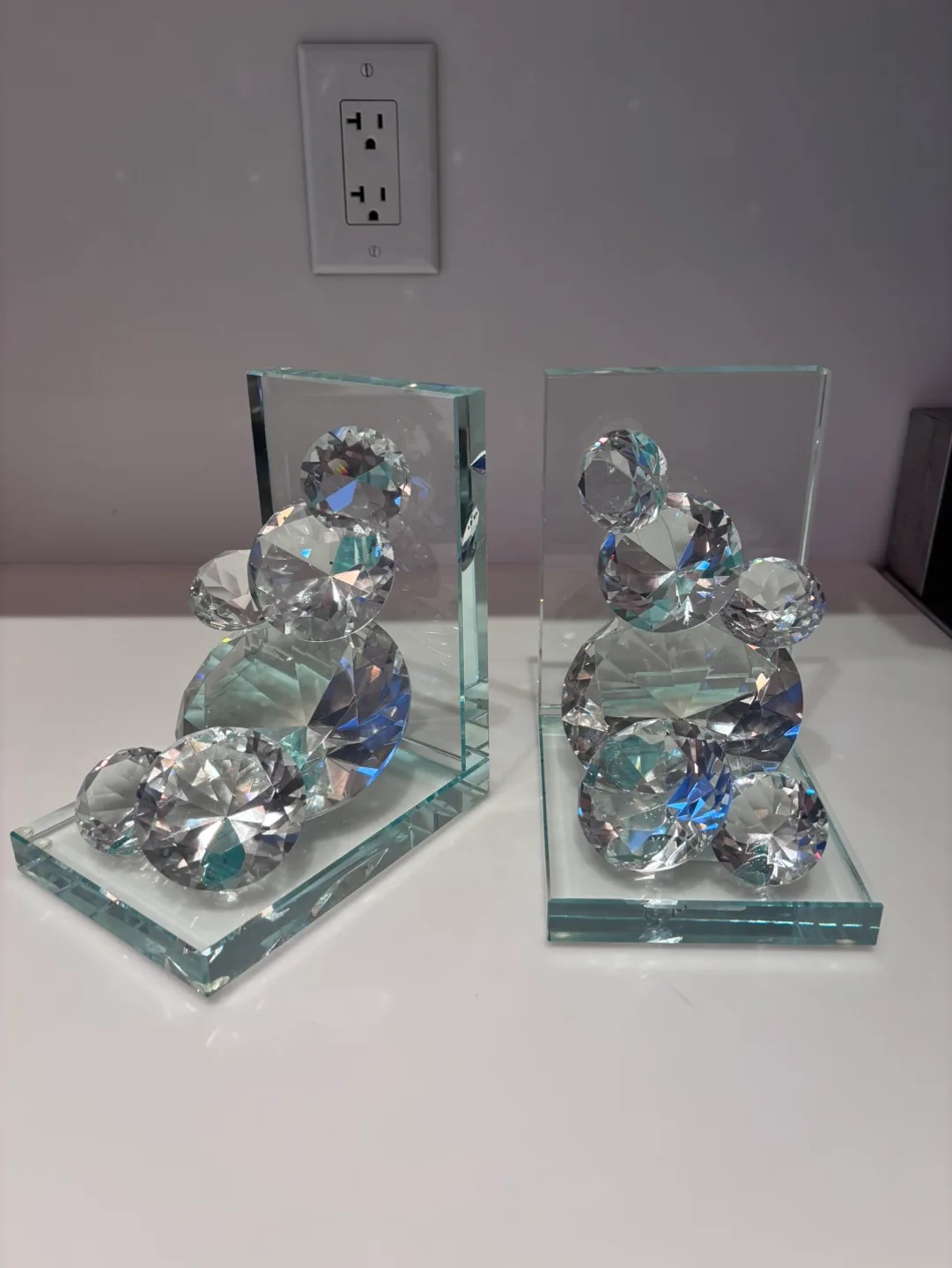 Crystal Bookends - Diamond Design image indicator(3)