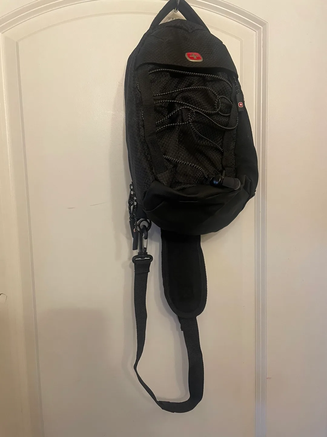 SwissGear Black Sling Backpack image indicator(2)