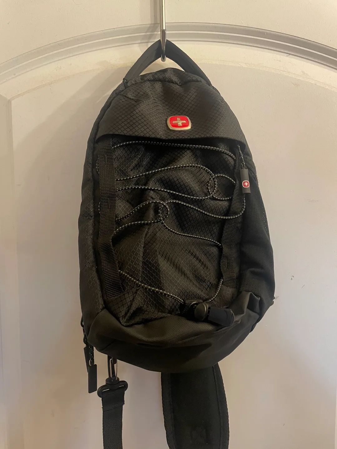 SwissGear Black Sling Backpack image indicator(3)