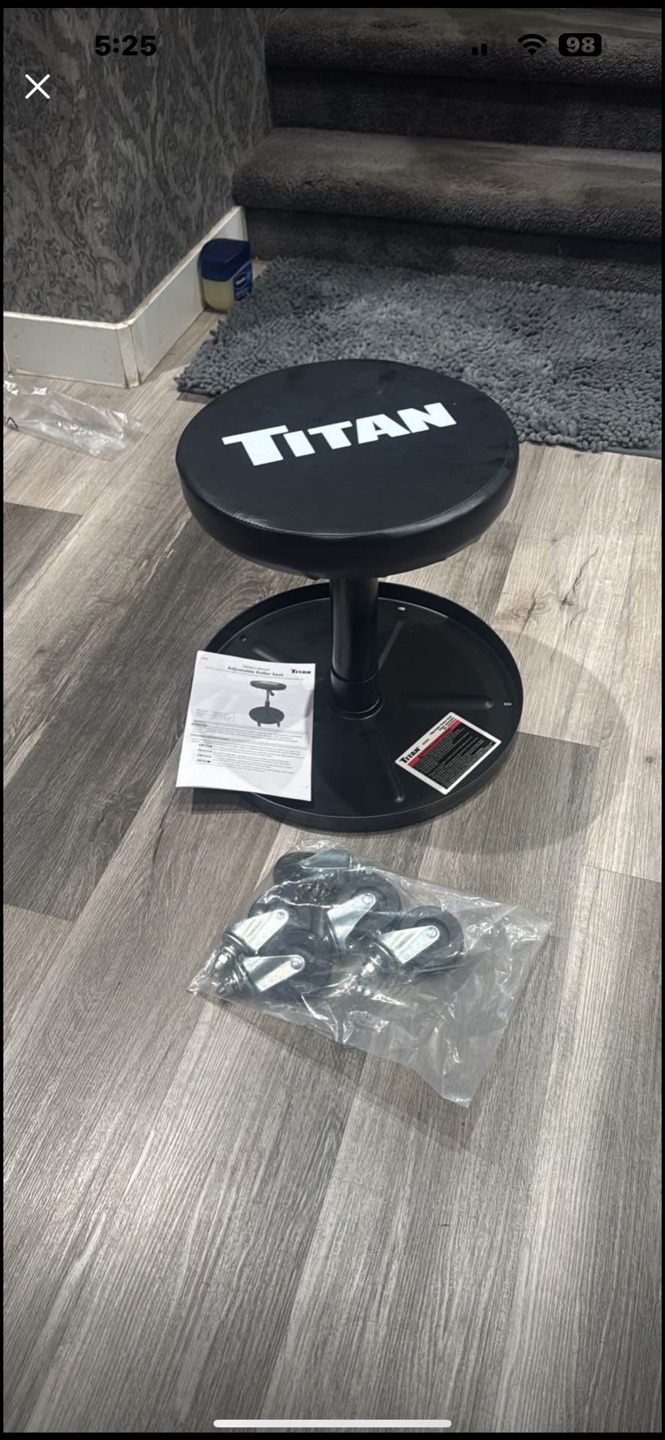 Titan Adjustable Roller Seat - photo 2