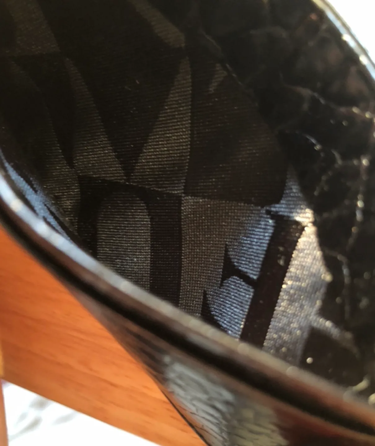 Genuine Furla Leather Card Holder - croc imprint image indicator(6)