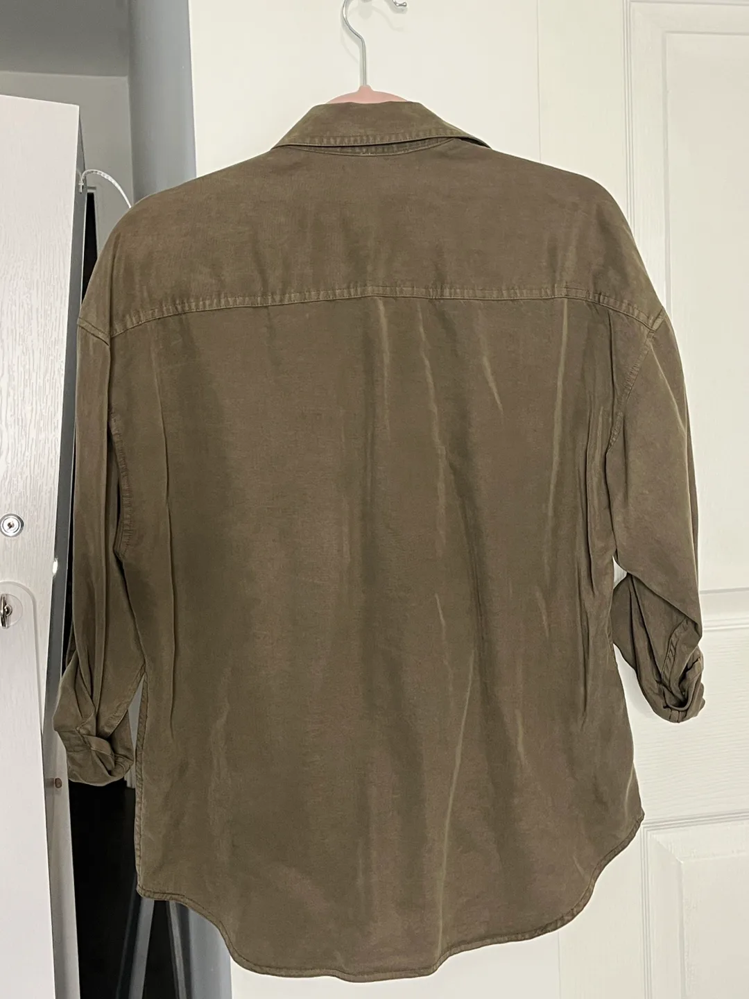 BABATON Olive Green Button-Down Shirt image indicator(5)