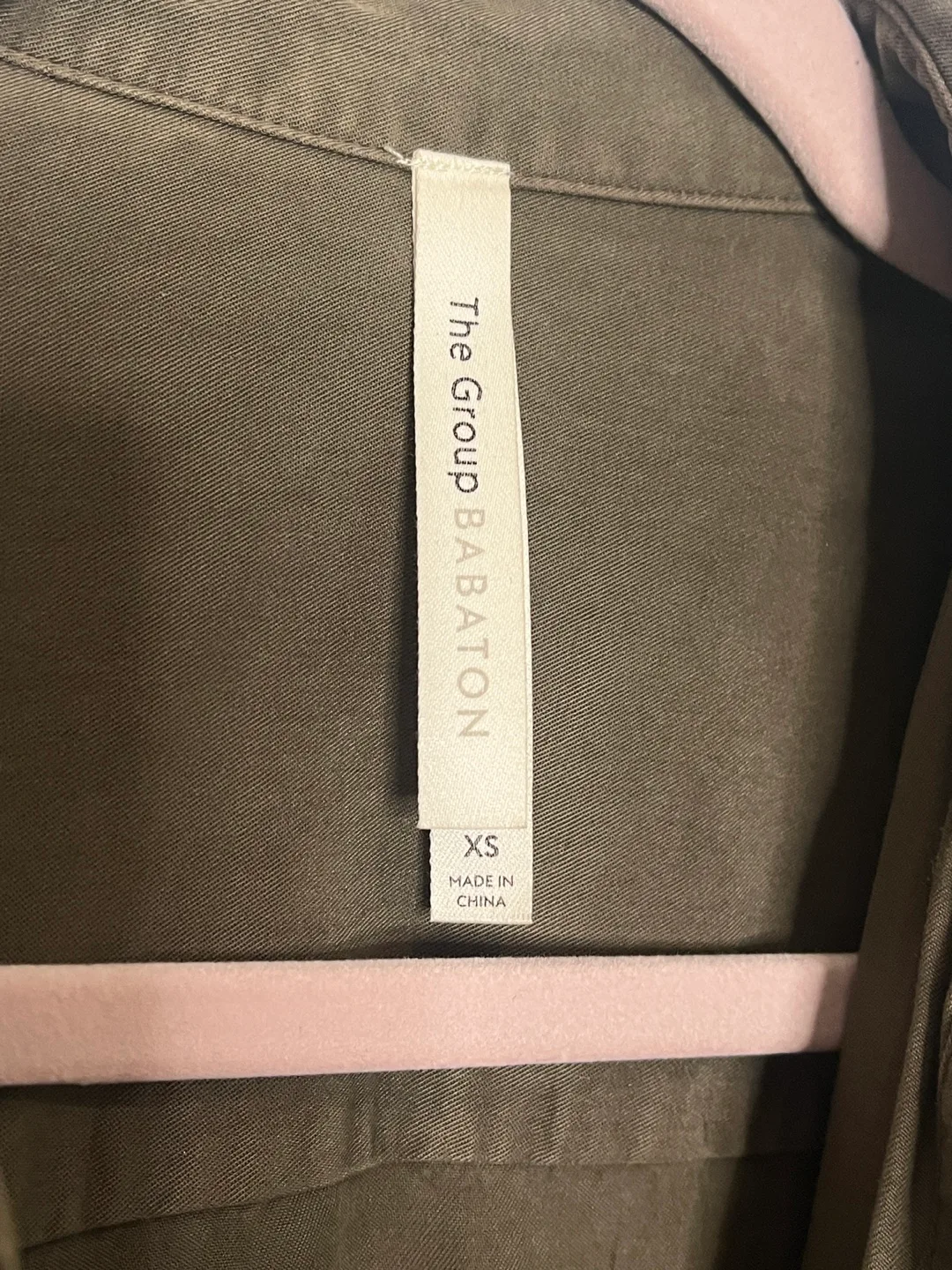 BABATON Olive Green Button-Down Shirt image indicator(2)