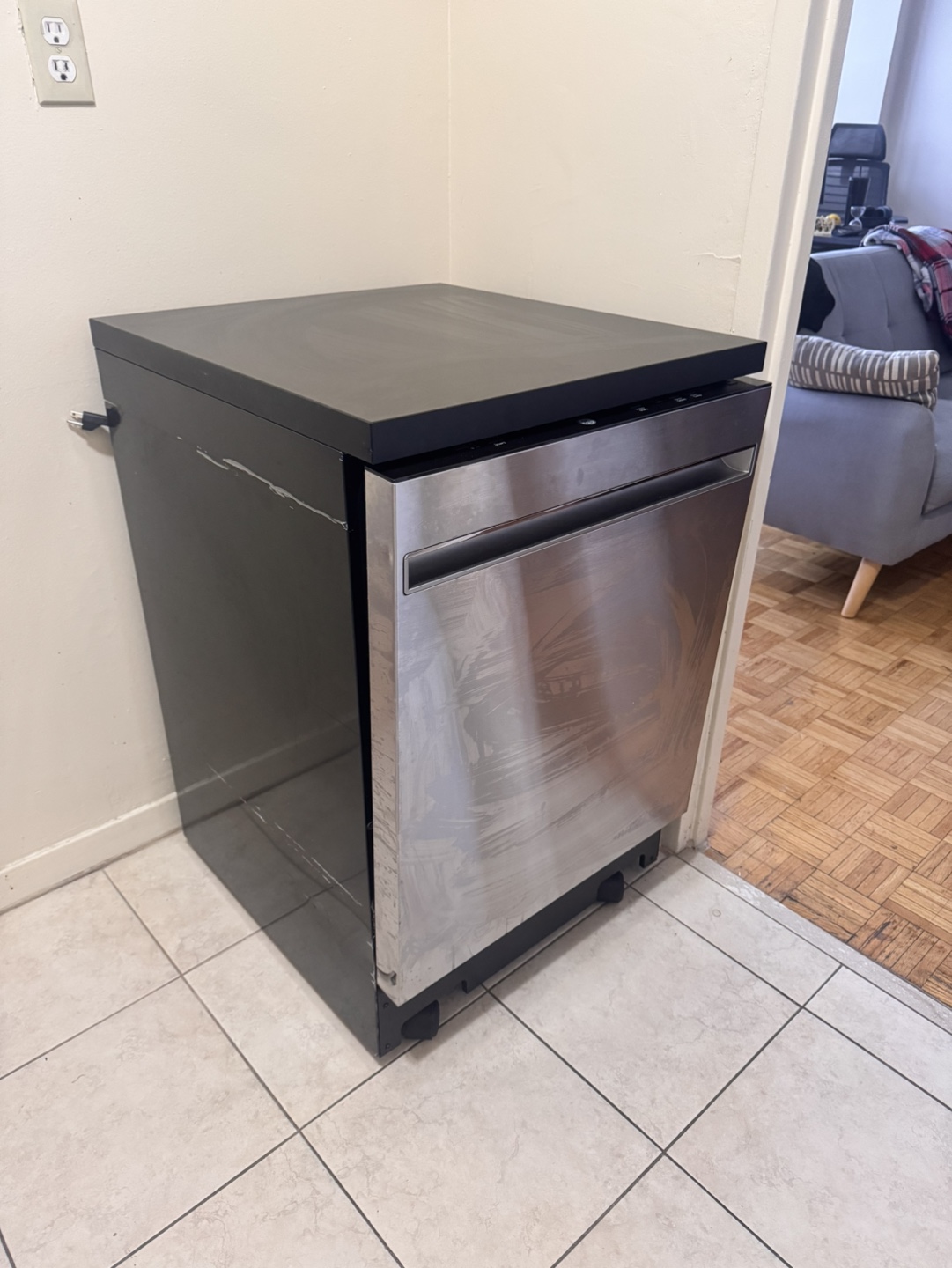 GE Portable Dishwasher - Stainless Steel - photo 2