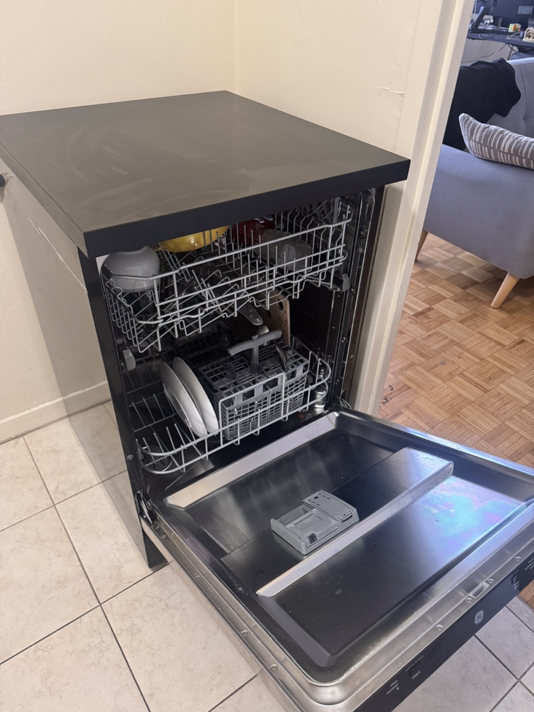 GE Portable Dishwasher - Stainless Steel - photo 3