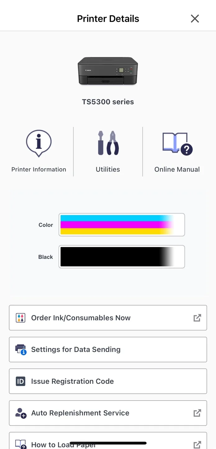 Canon PIXMA TS5320 Wireless Colour Printer - Mint Green image indicator(2)