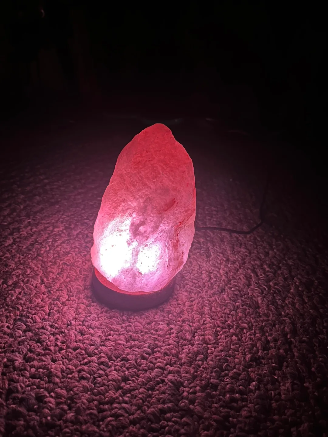 Himalayan Pink Salt Lamp - Natural Crystal Night Light image indicator(3)